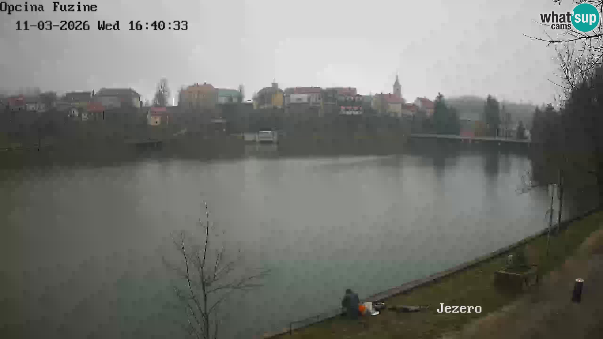 Bajersko Jezero web kamera Fužine