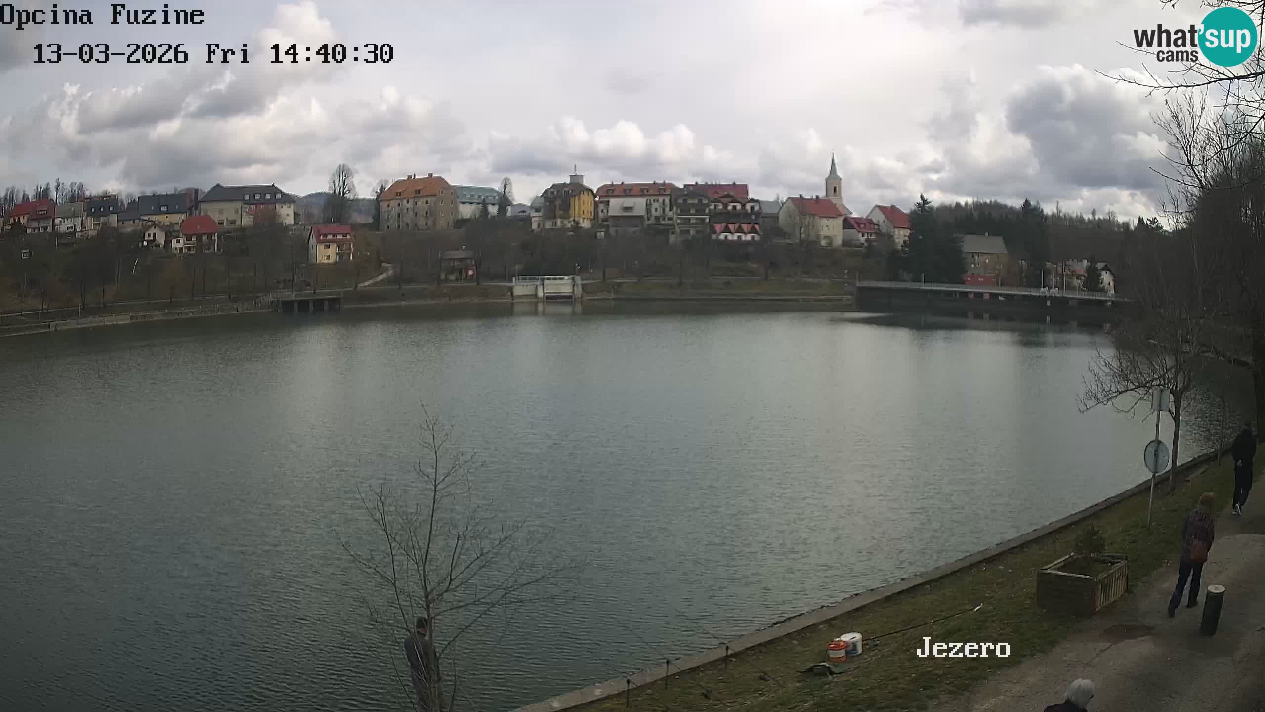 Bajersko Jezero web kamera Fužine