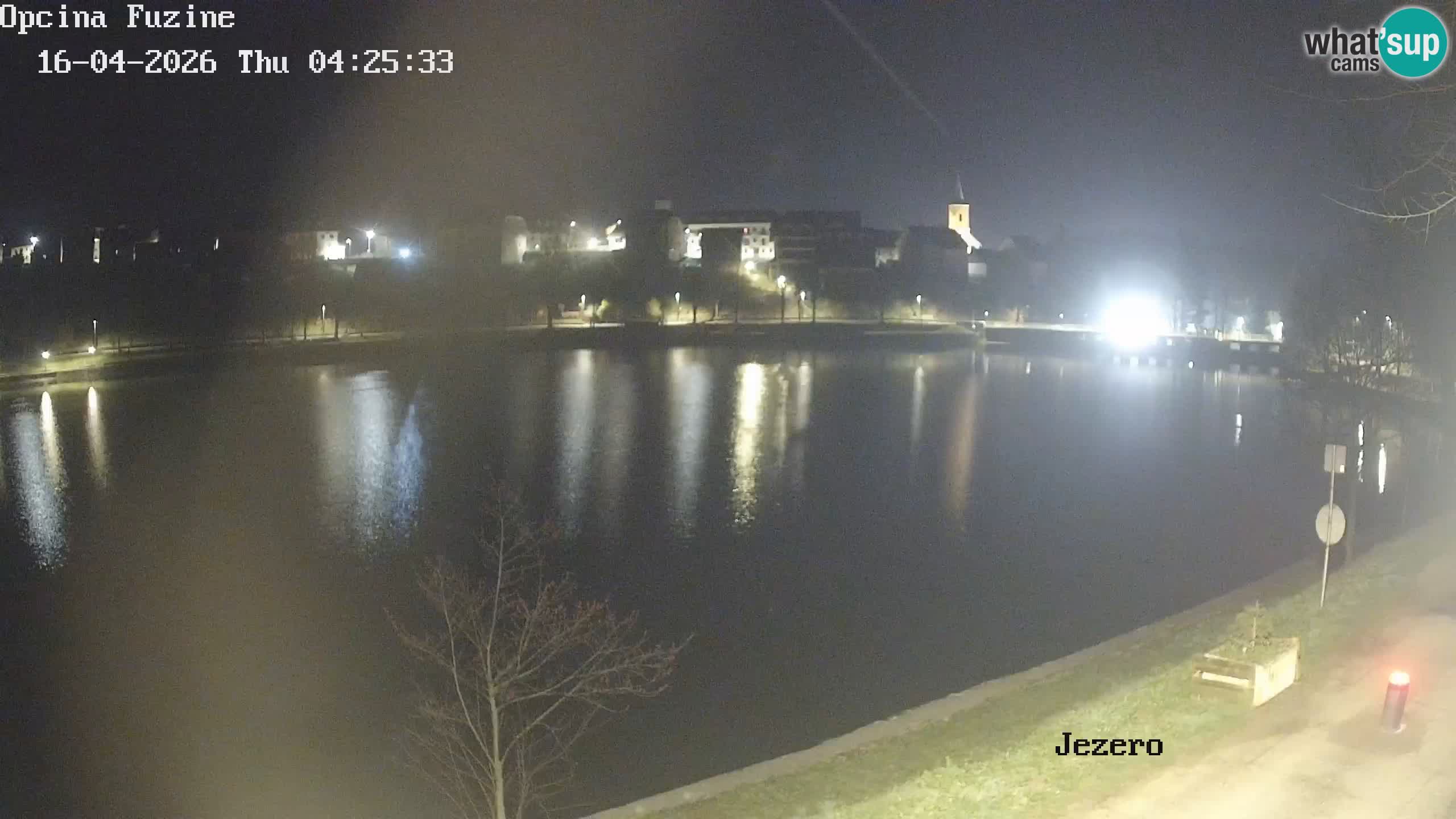 Bajersko Jezero web kamera Fužine