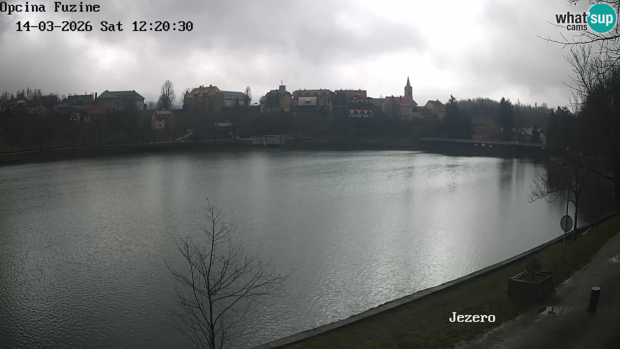 Bajersko Jezero web kamera Fužine