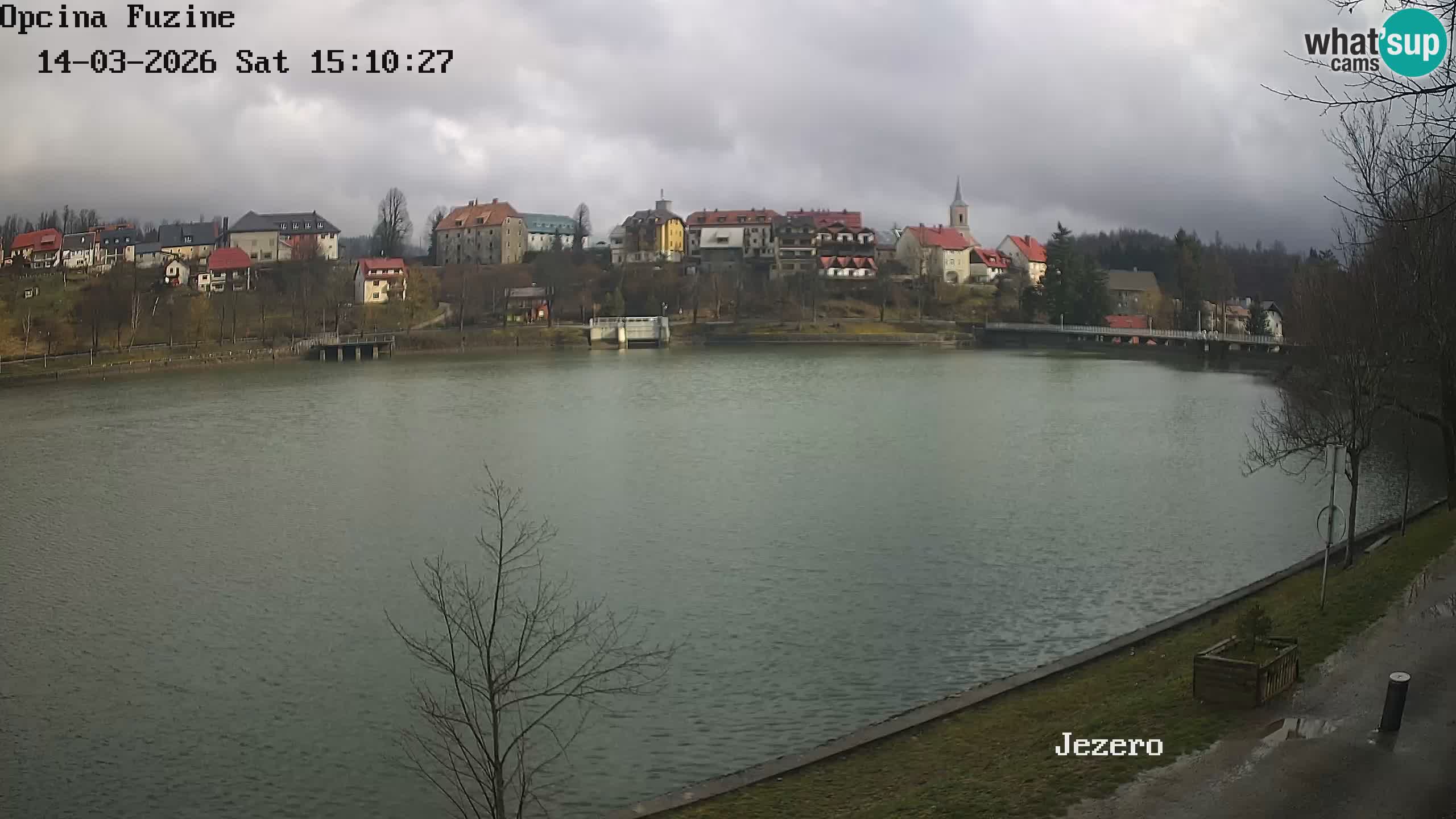 Bajersko Jezero web kamera Fužine