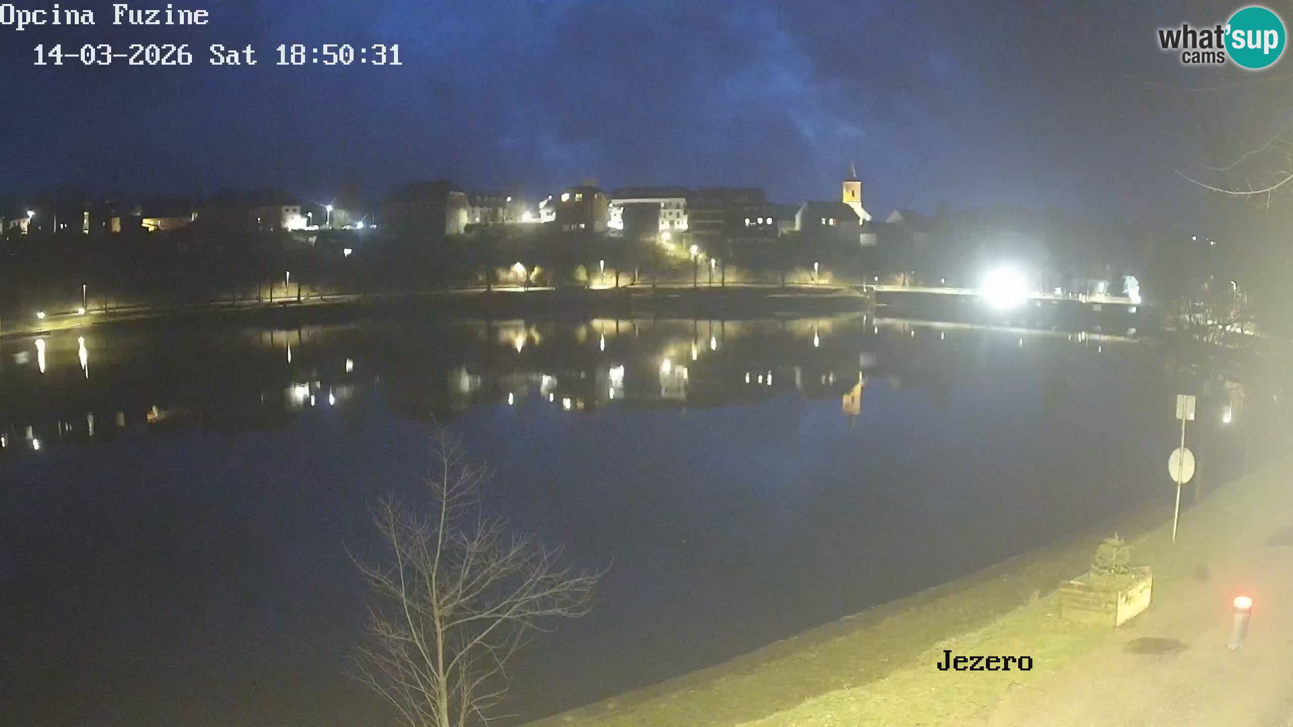 Bajersko Jezero web kamera Fužine