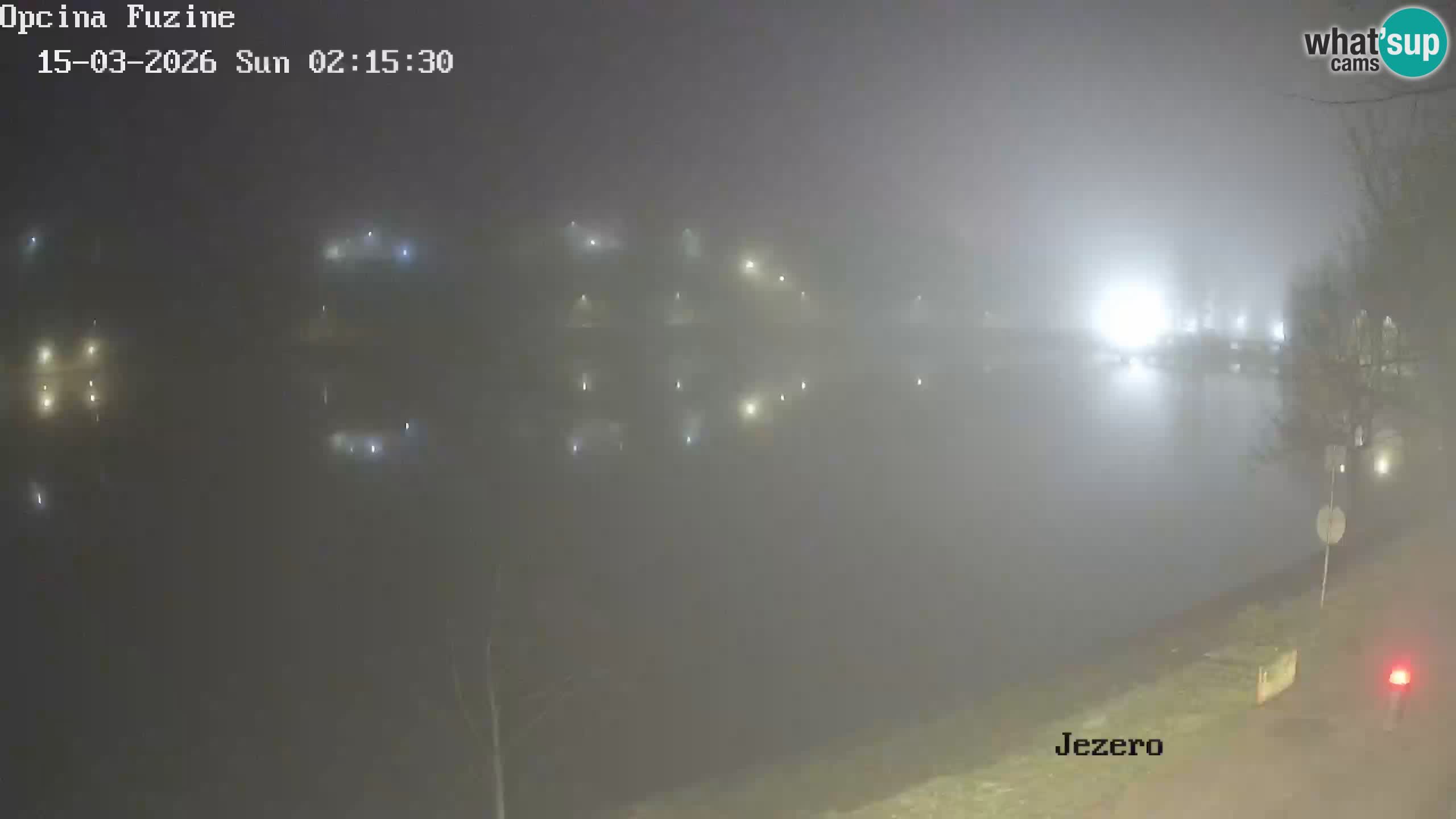 Bajersko Jezero web kamera Fužine