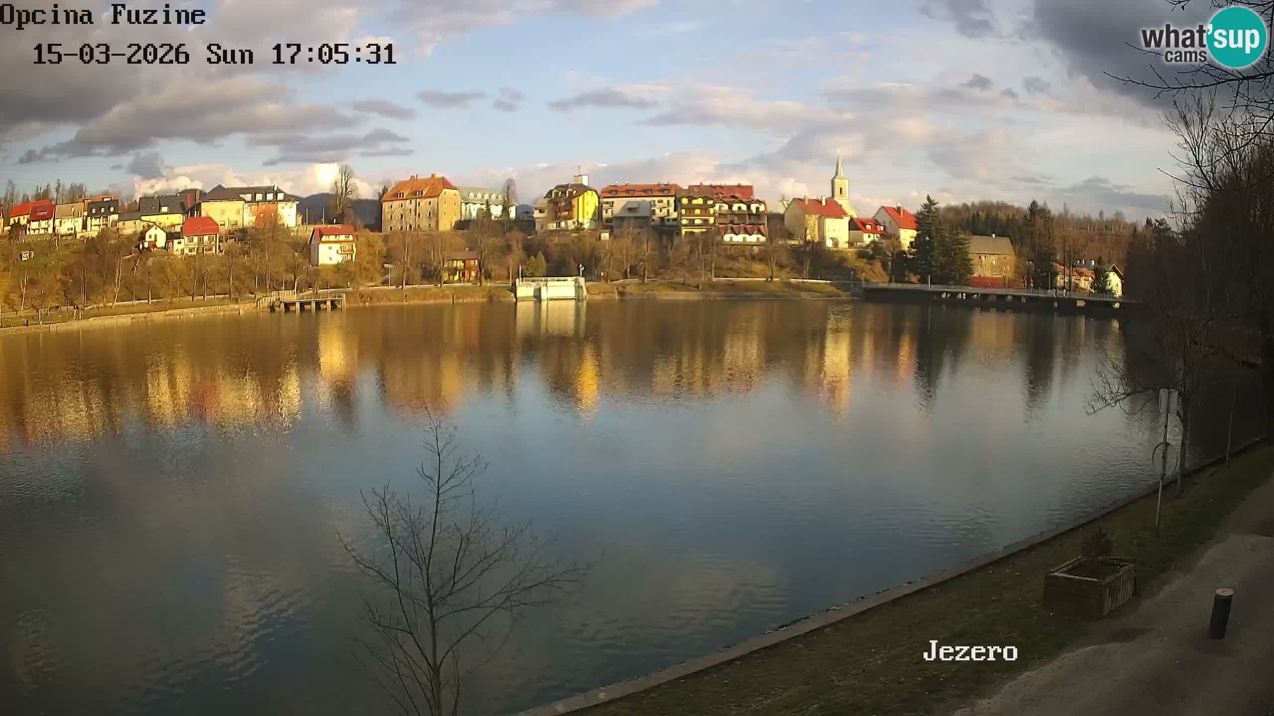 Lago Bajer livecam Bajersko Jezero Fužine