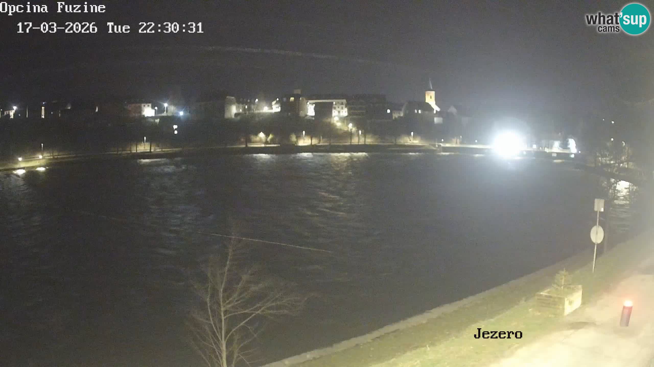 Bajersko Jezero web kamera Fužine