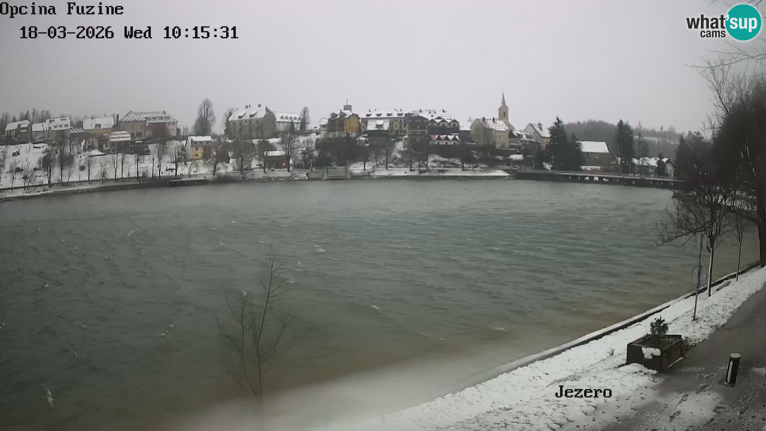 Bajersko Jezero web kamera Fužine