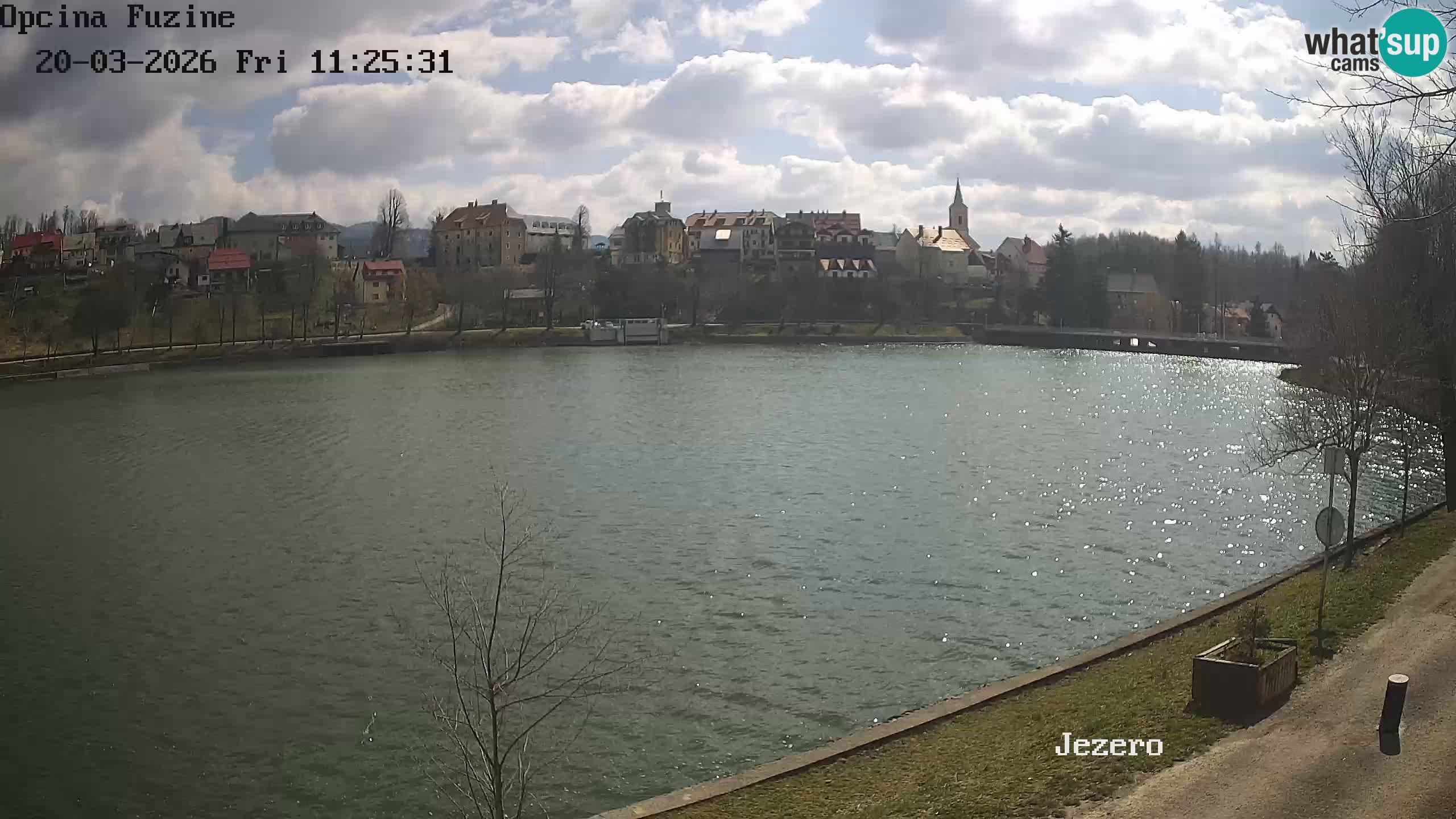 Bajersko Jezero web kamera Fužine