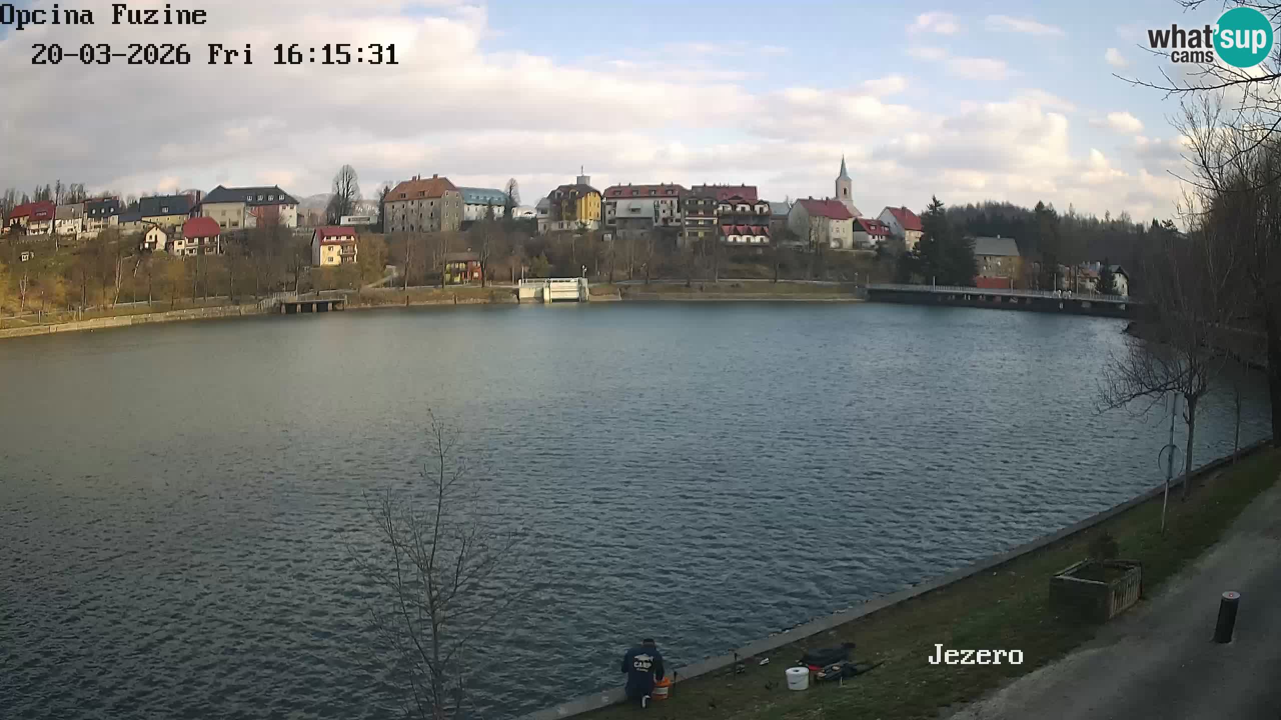 Bajersko Jezero web kamera Fužine