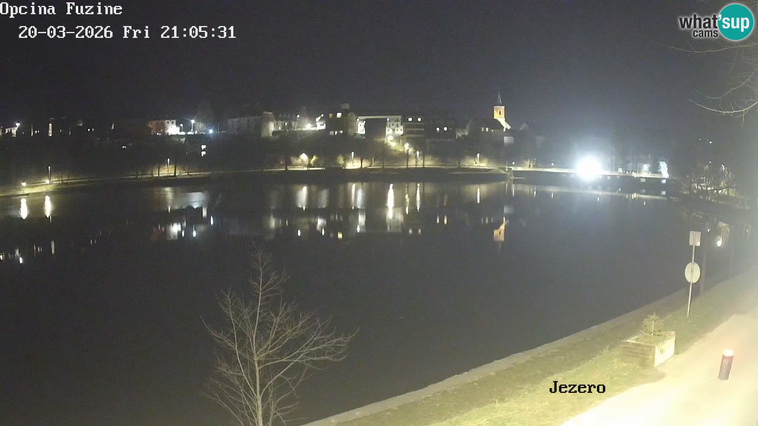 Bajersko Jezero web kamera Fužine