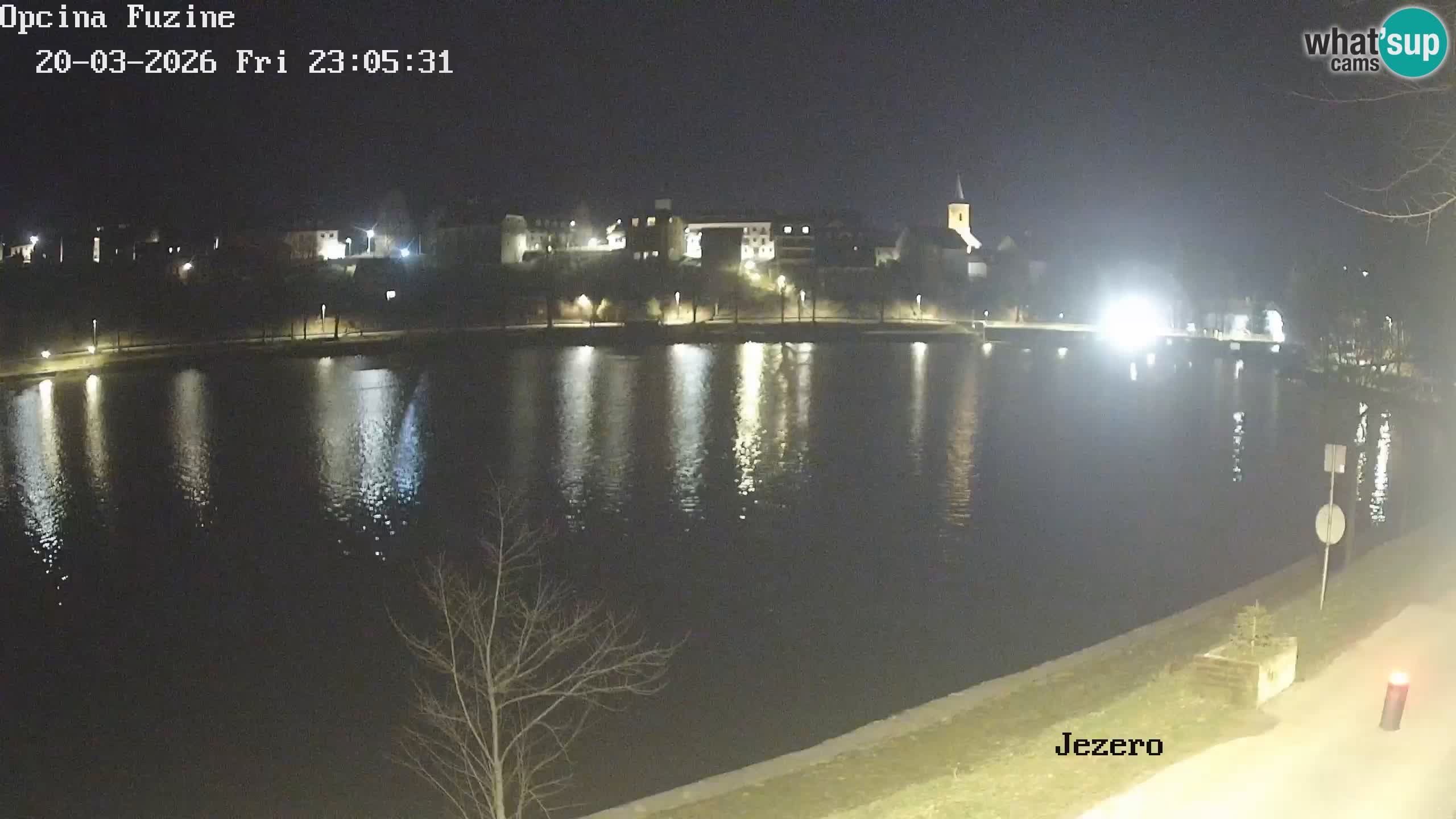 Bajersko Jezero web kamera Fužine