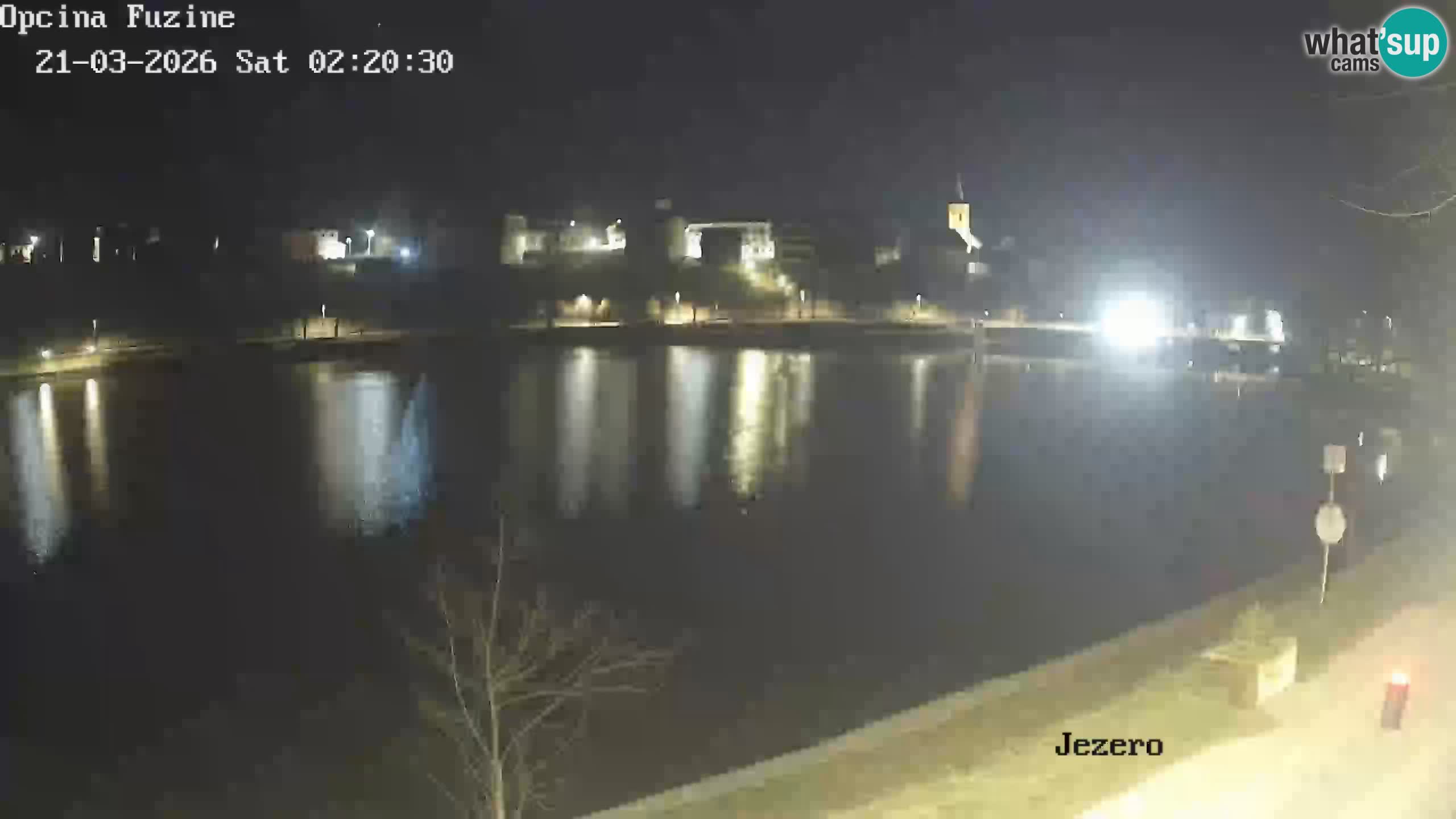 Bajersko Jezero web kamera Fužine