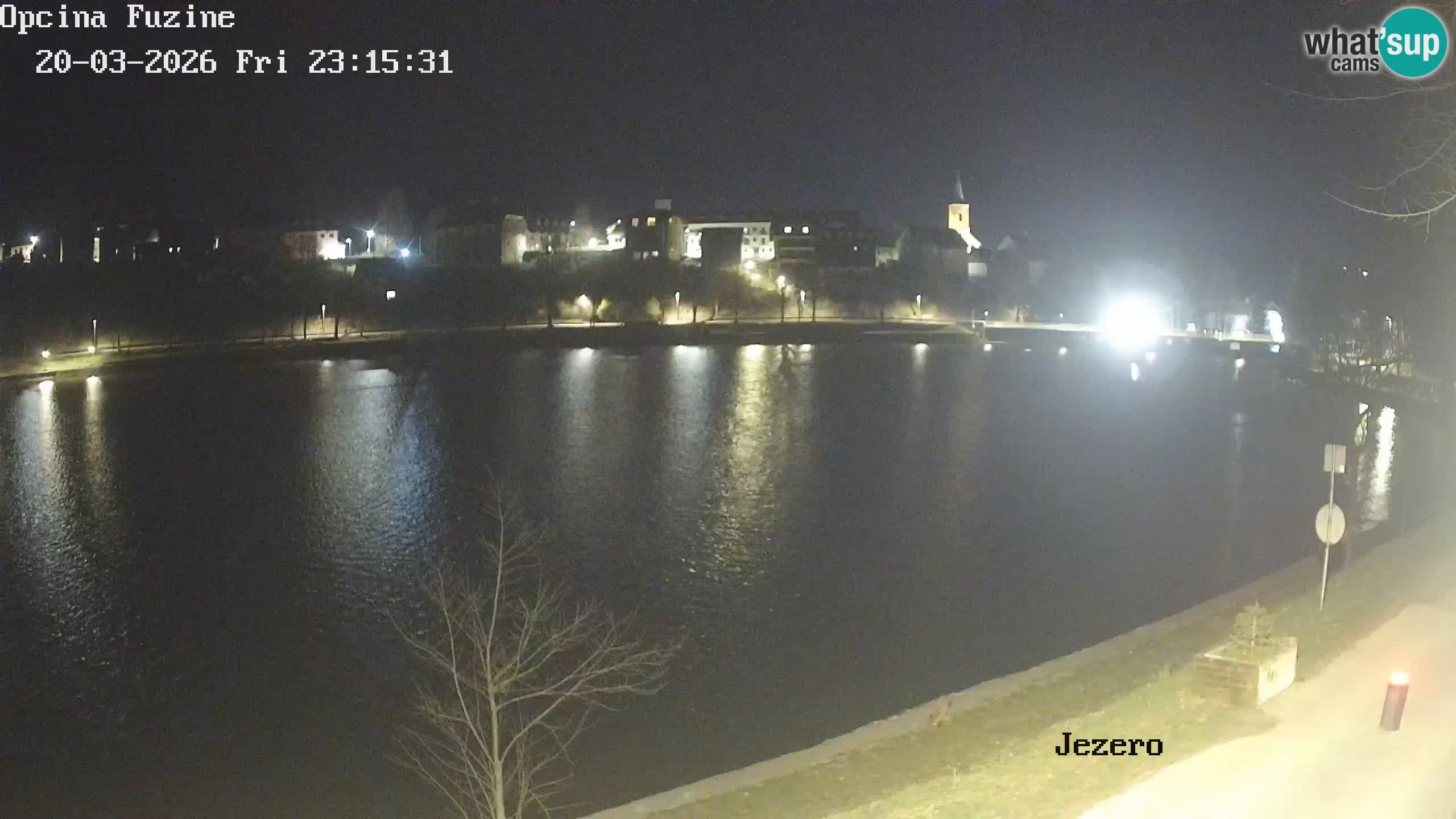 Bajersko Jezero web kamera Fužine