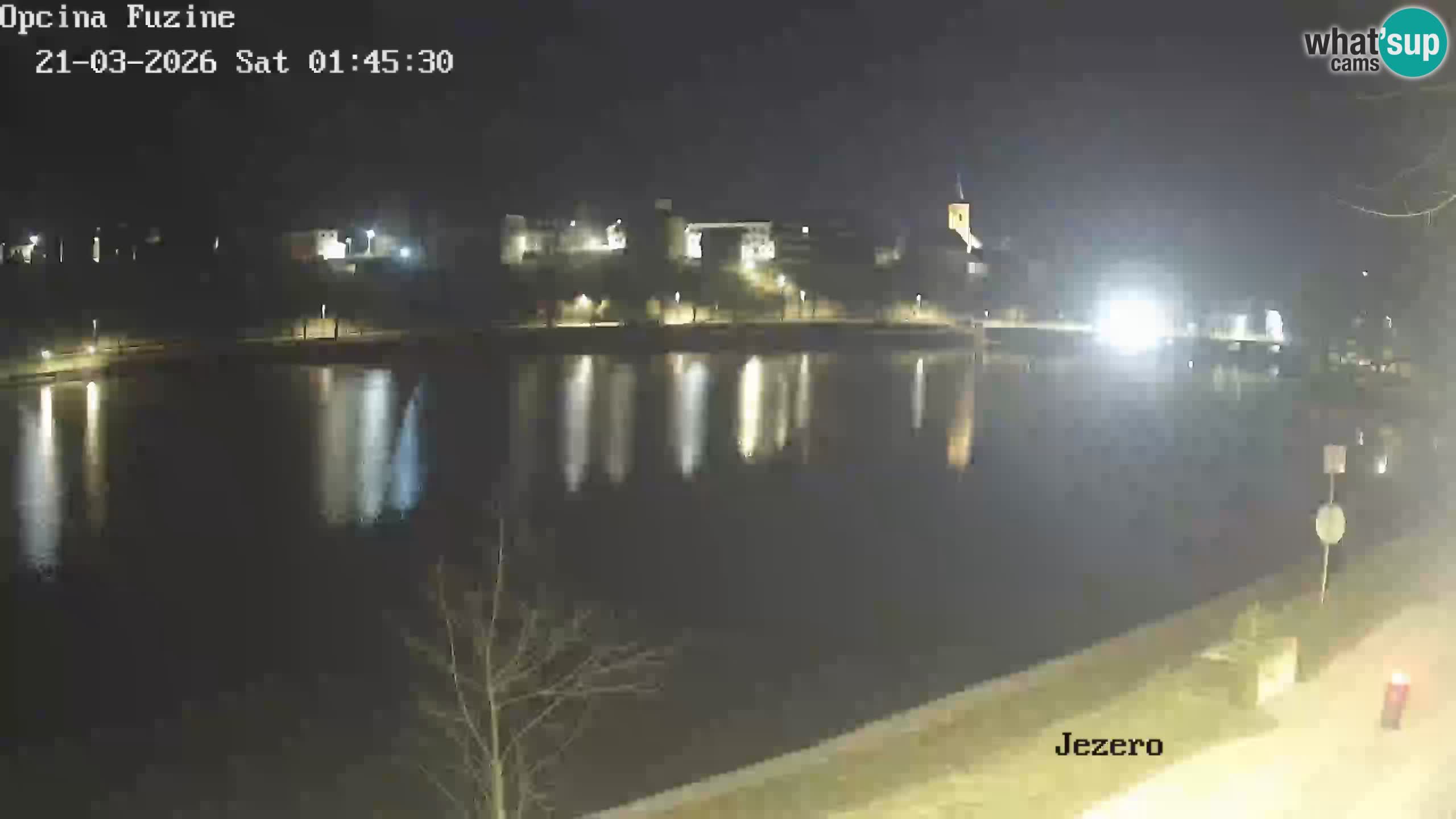 Bajersko Jezero web kamera Fužine