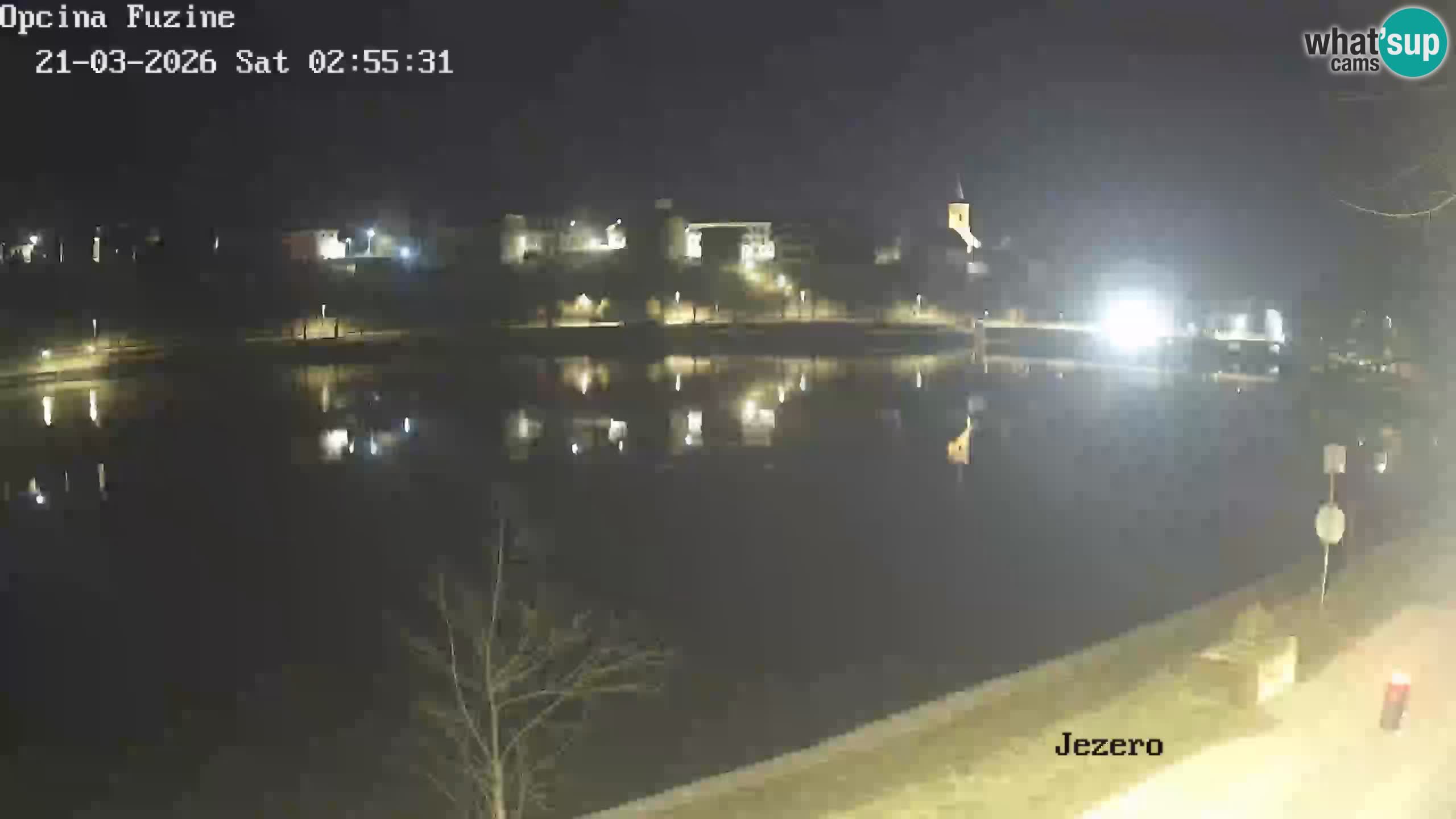 Bajersko Jezero web kamera Fužine