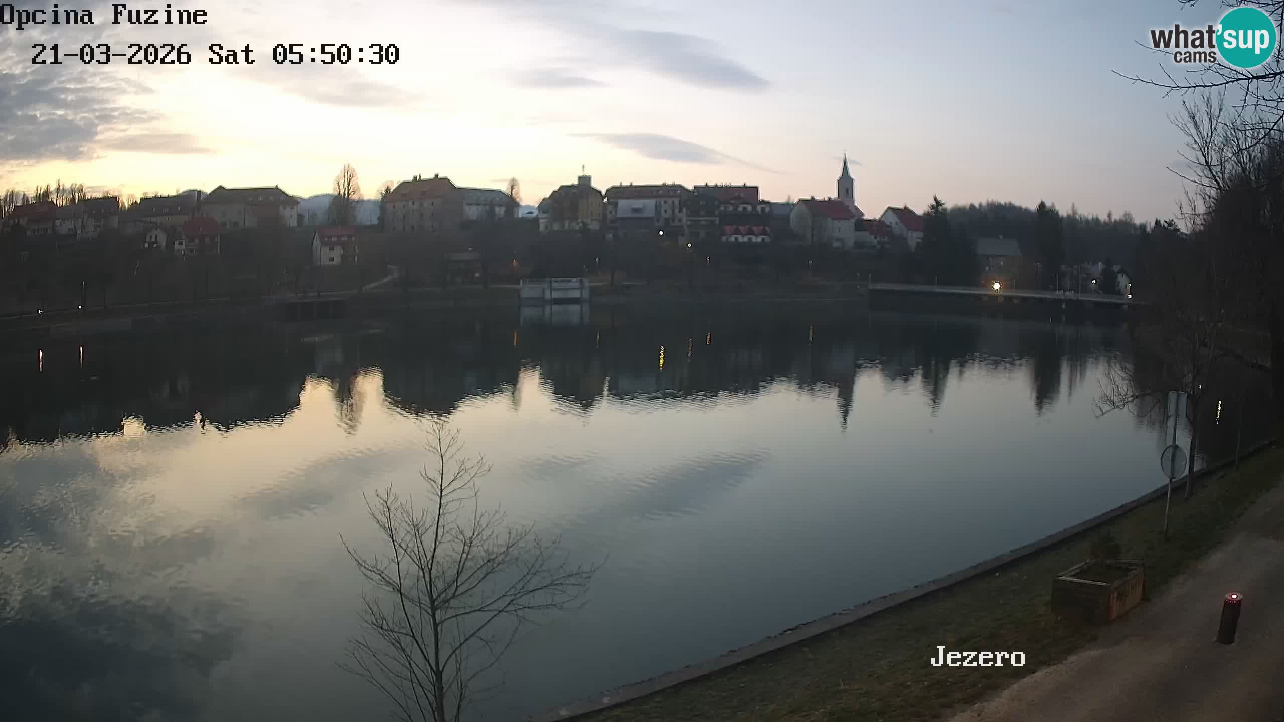 Kamera v živo Bajersko Jezero Fužine