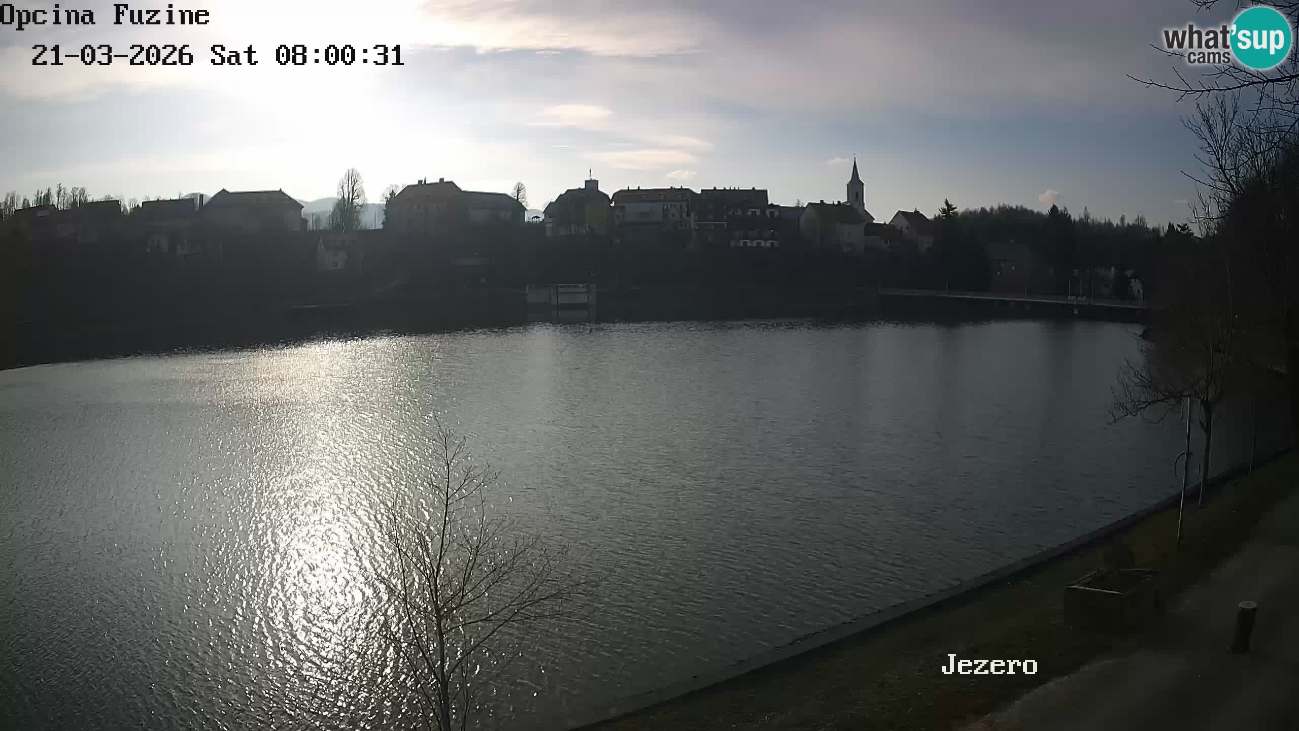 Bajersko Jezero web kamera Fužine