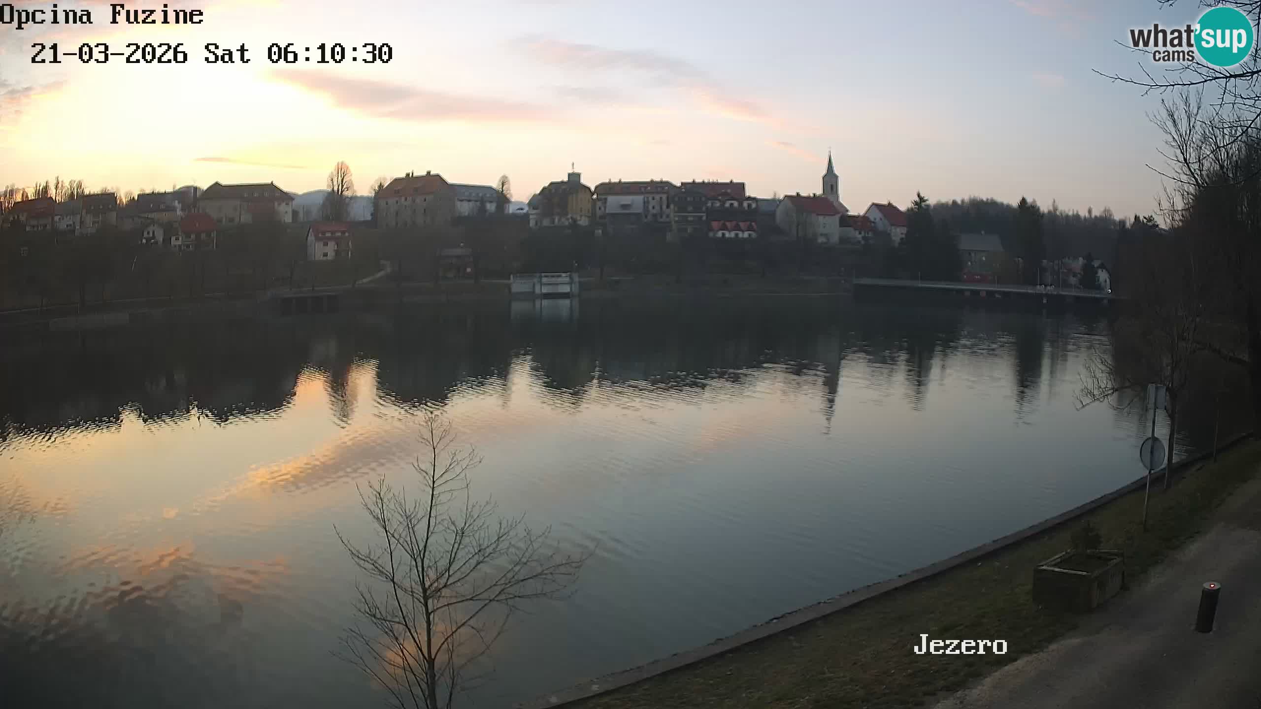 Bajersko Jezero web kamera Fužine