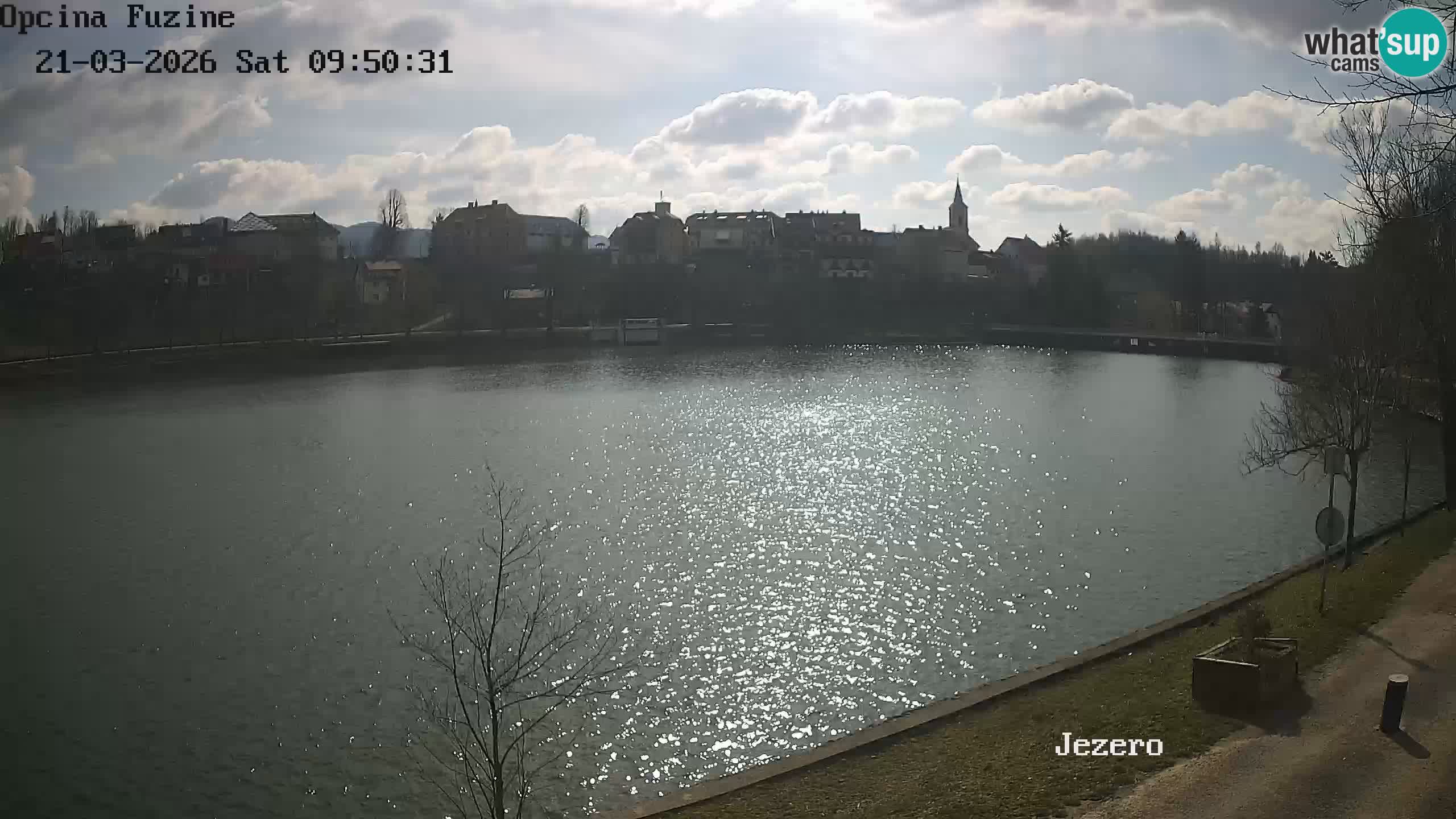 Bajersko Jezero web kamera Fužine