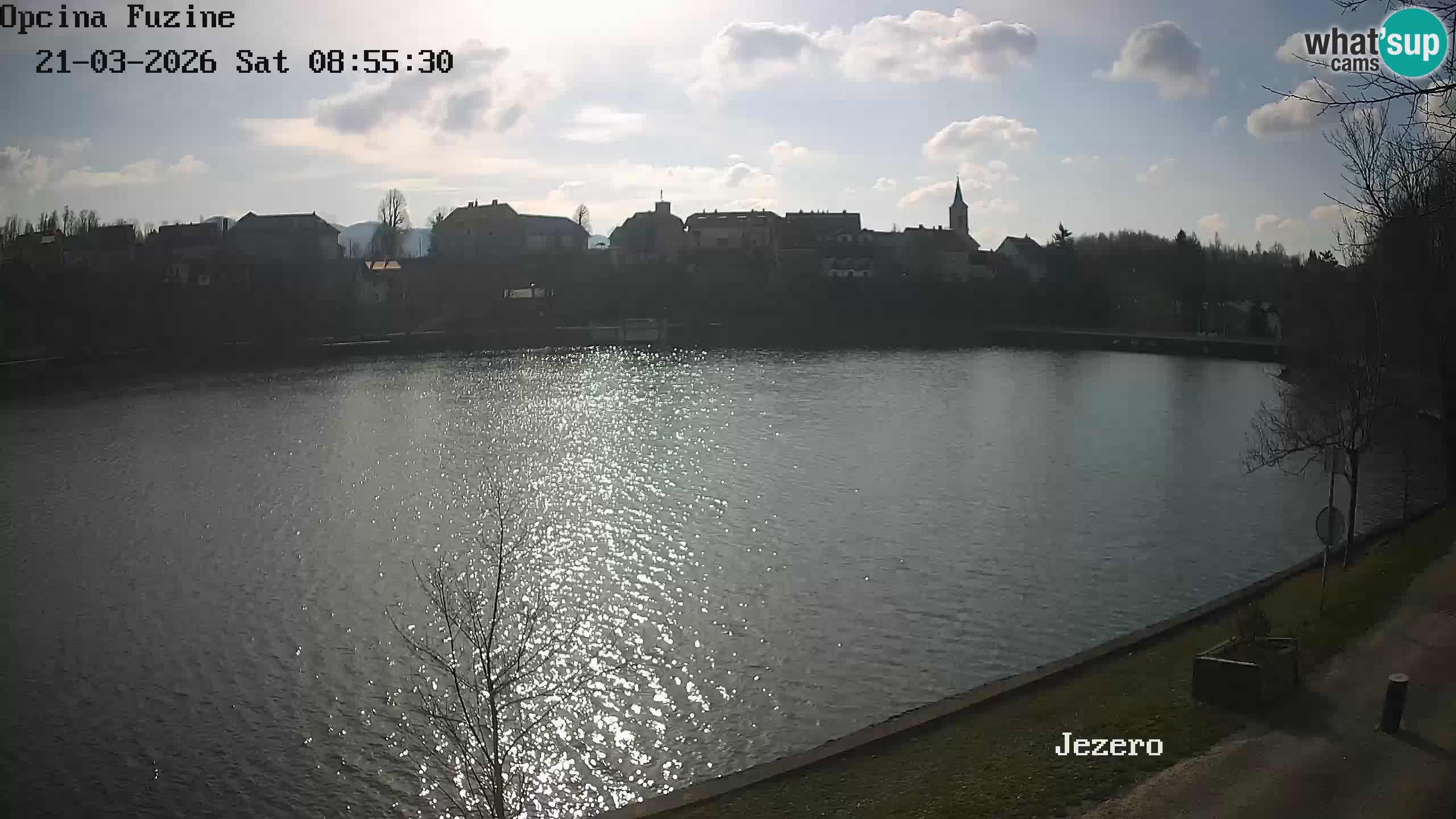 Bajersko Jezero web kamera Fužine