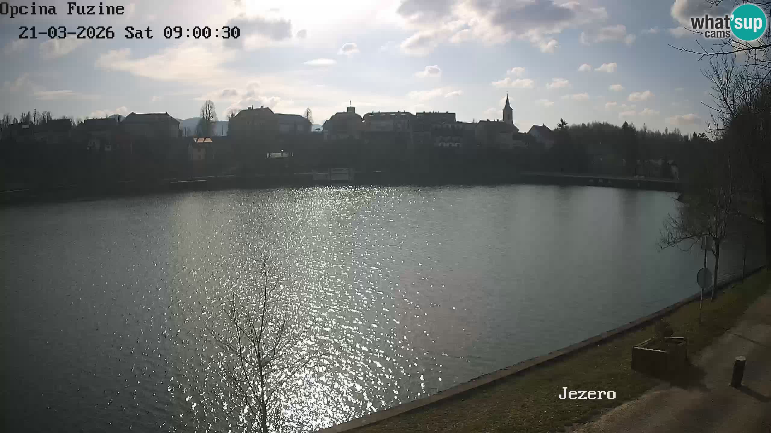 Bajersko Jezero web kamera Fužine