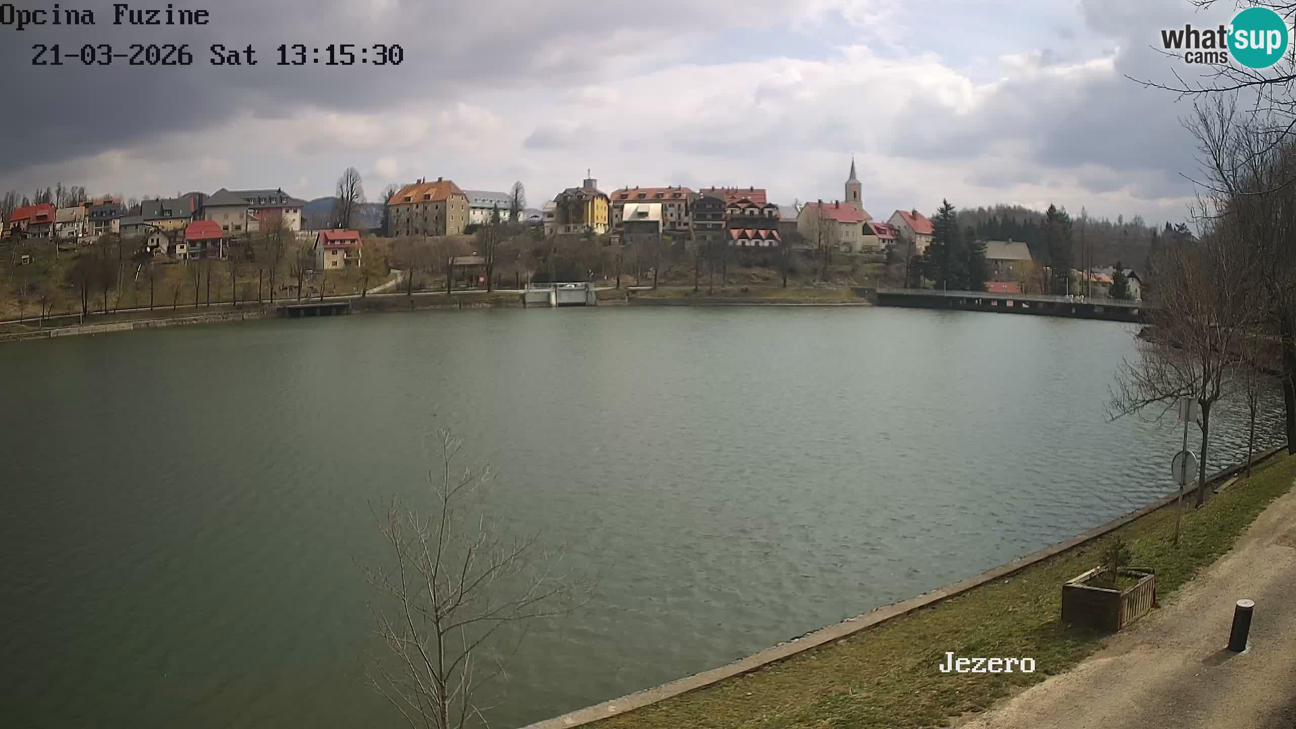 Bajersko Jezero web kamera Fužine