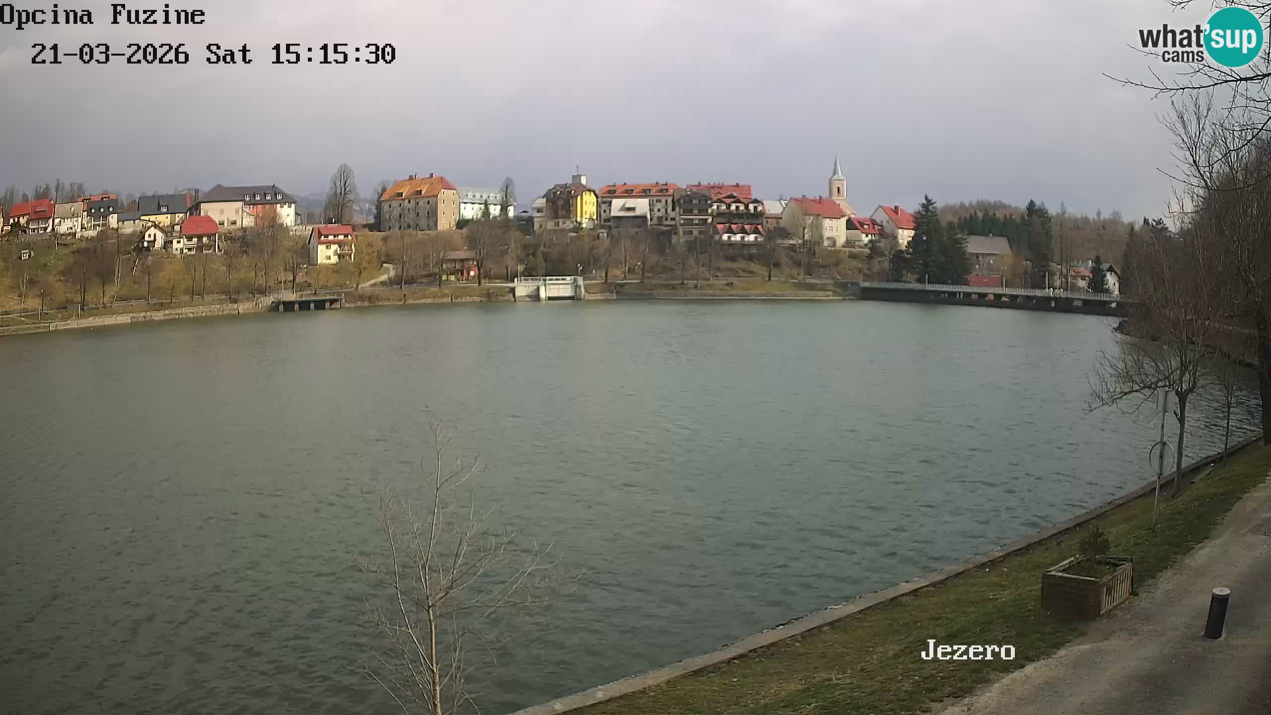 Bajersko Jezero web kamera Fužine