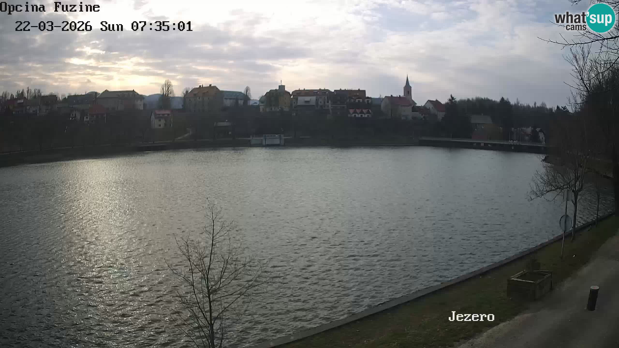 Bajersko Jezero web kamera Fužine