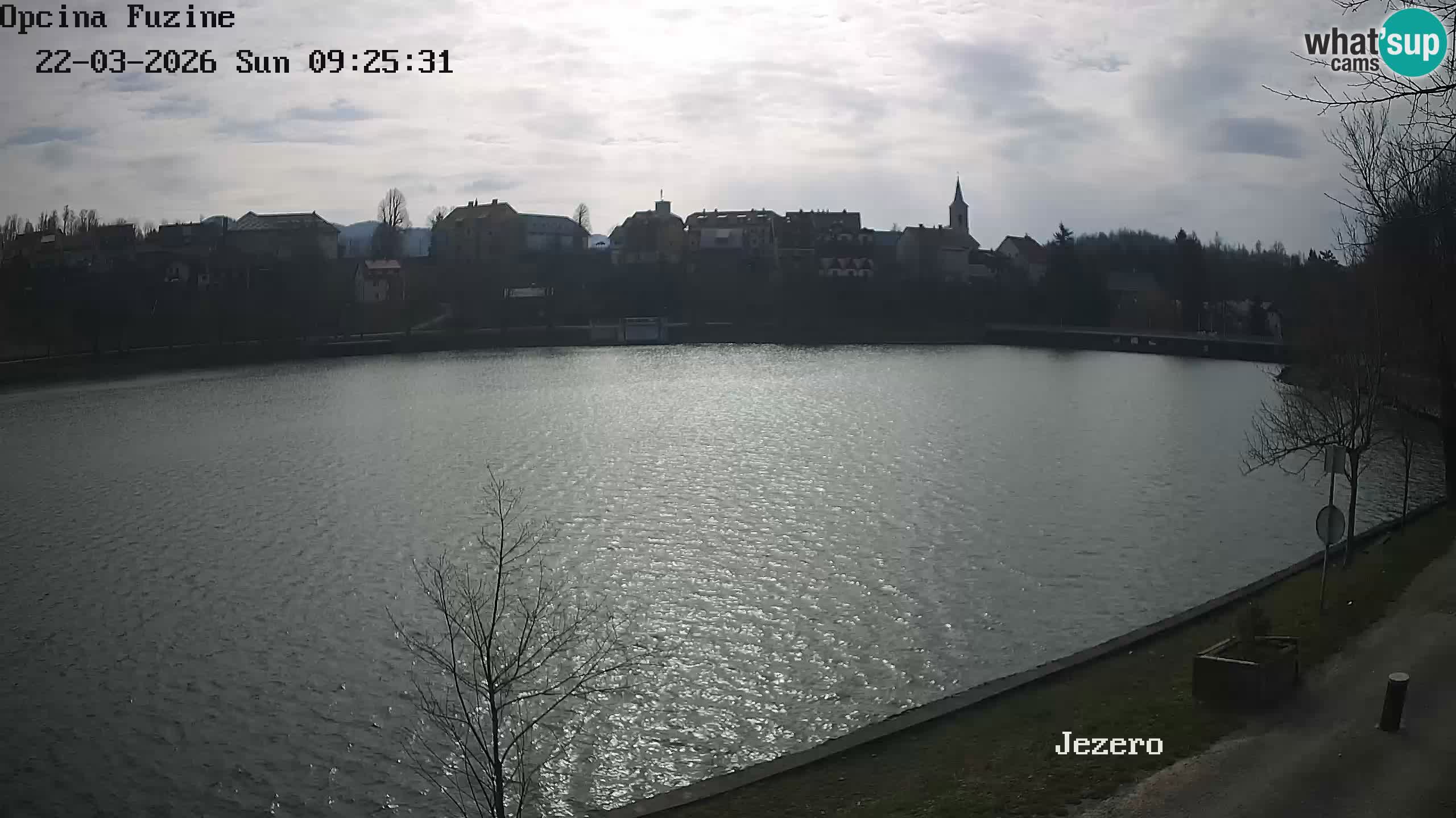 Bajersko Jezero web kamera Fužine