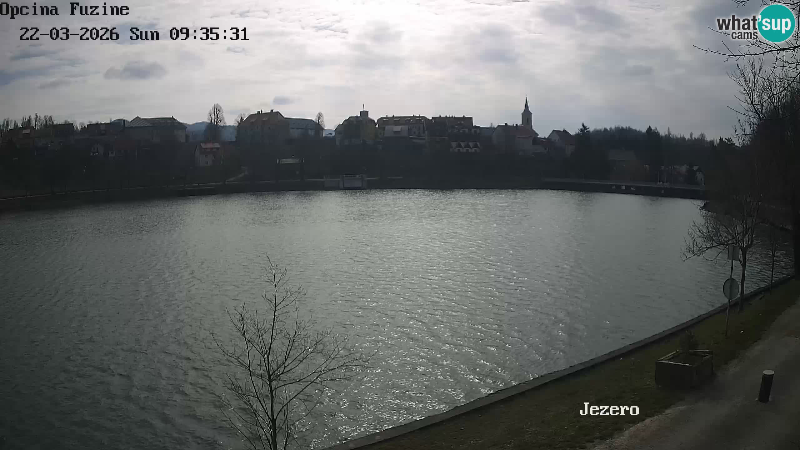 Bajersko Jezero web kamera Fužine