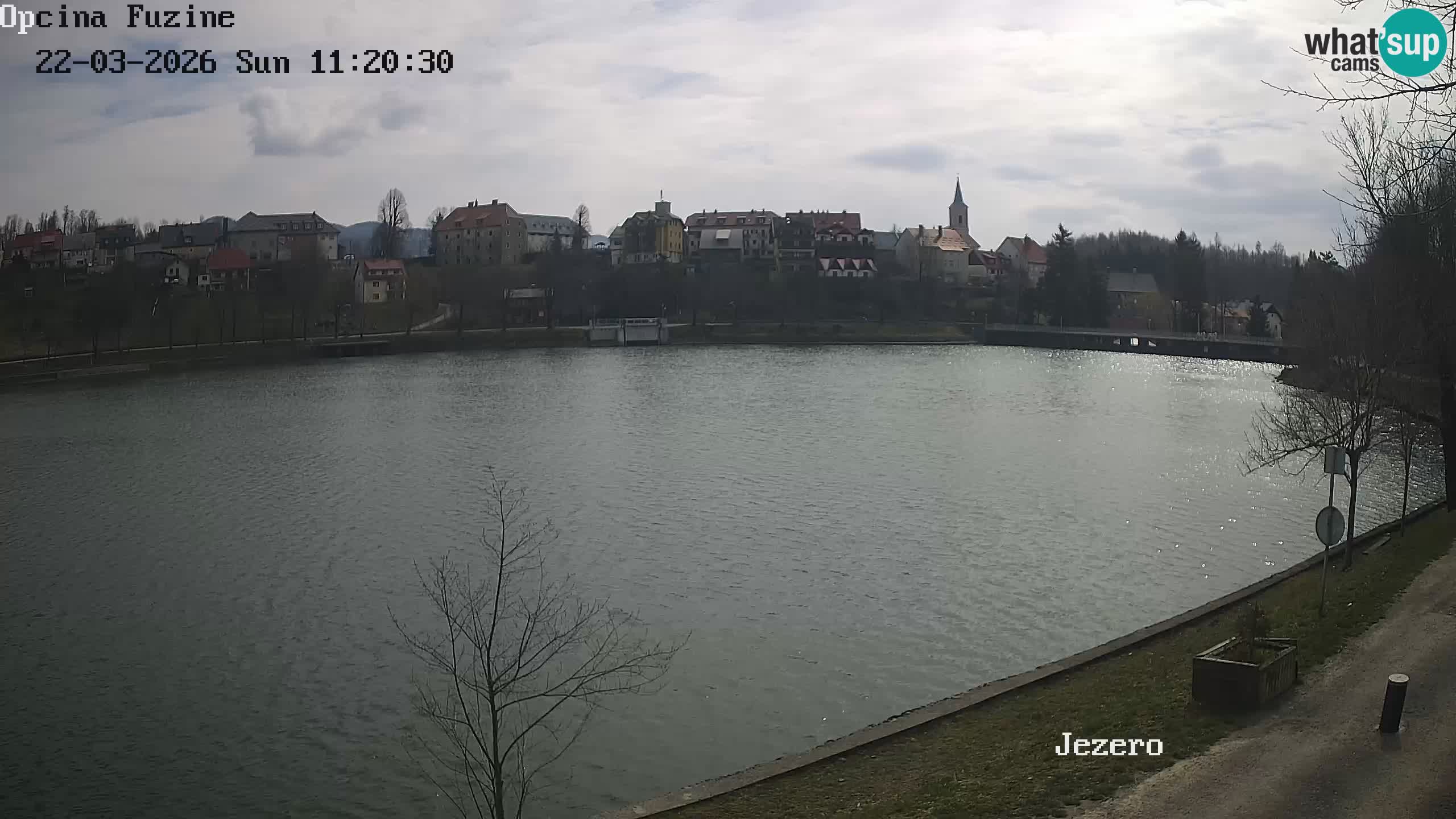 Bajersko Jezero web kamera Fužine