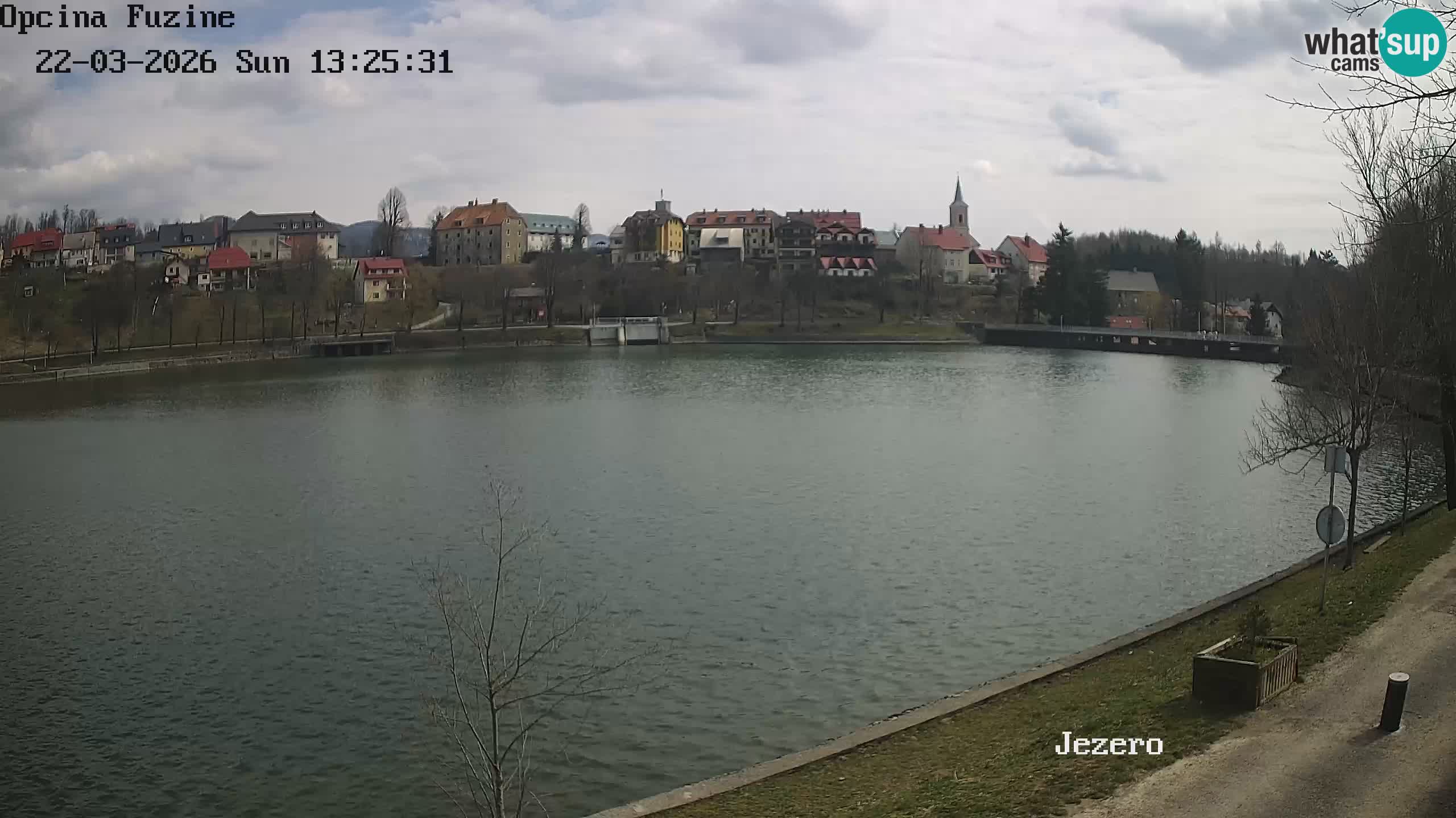 Bajersko Jezero web kamera Fužine