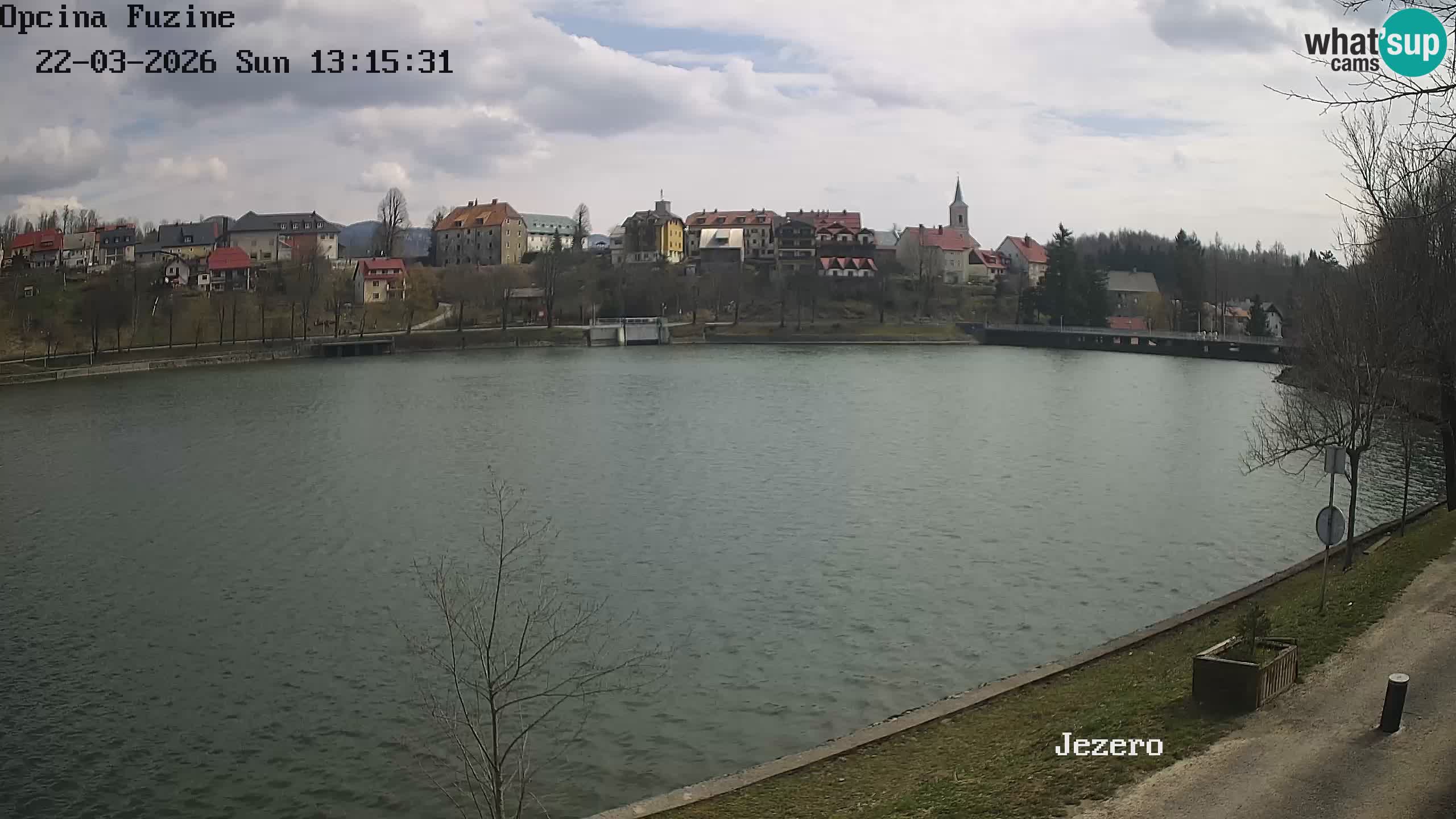 Bajersko Jezero web kamera Fužine