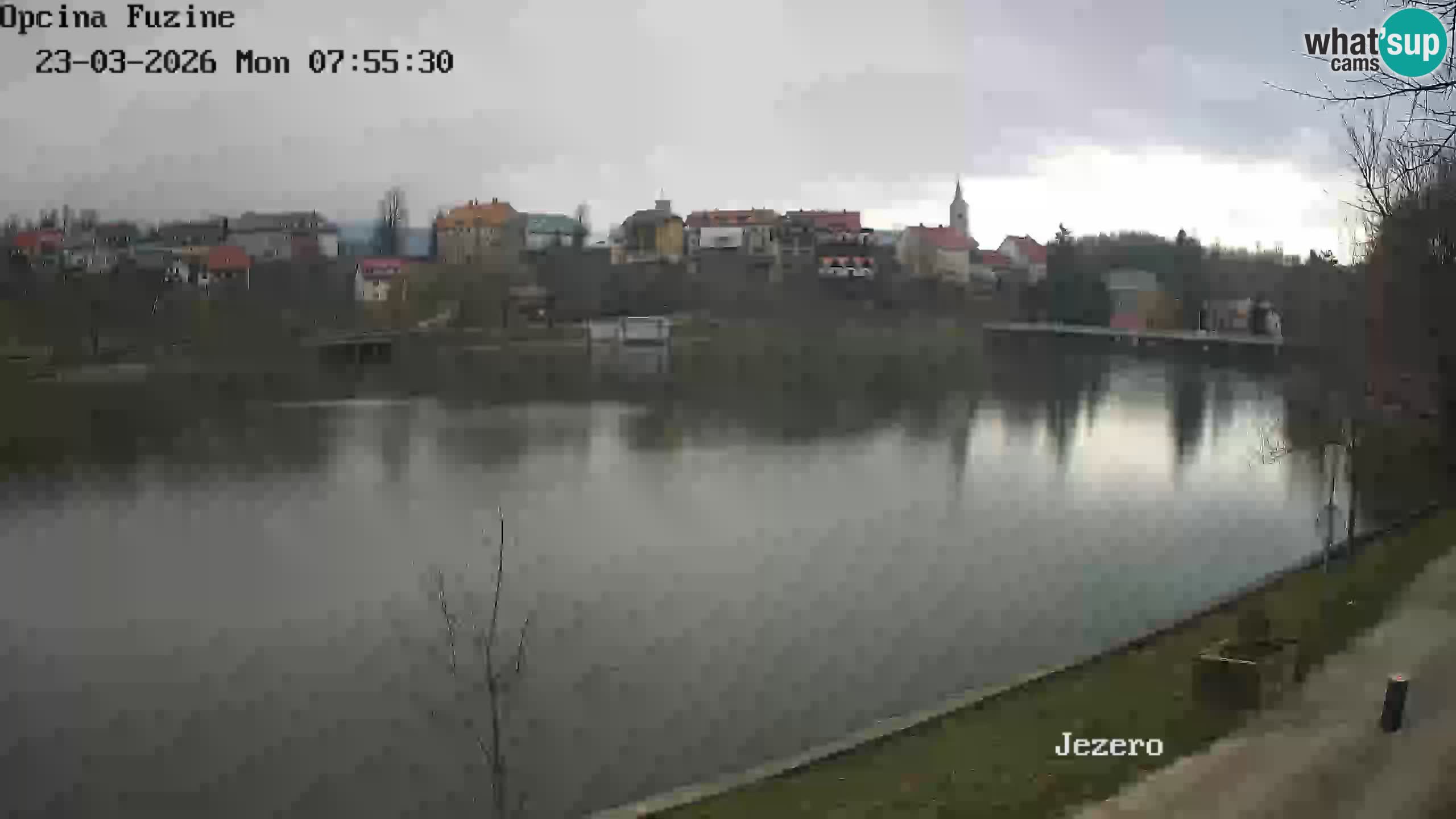 Bajersko Jezero web kamera Fužine