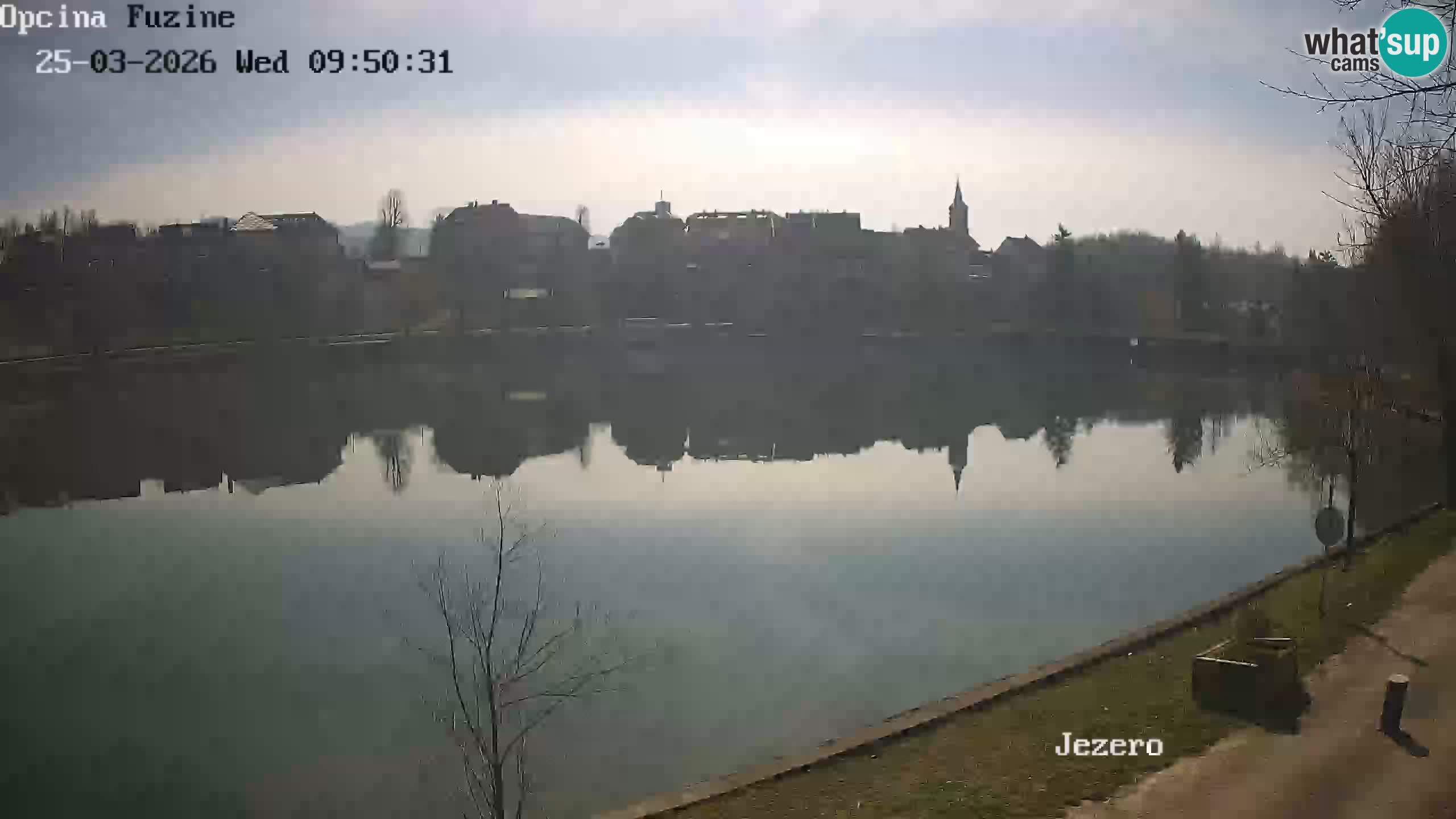 Bajersko Jezero web kamera Fužine