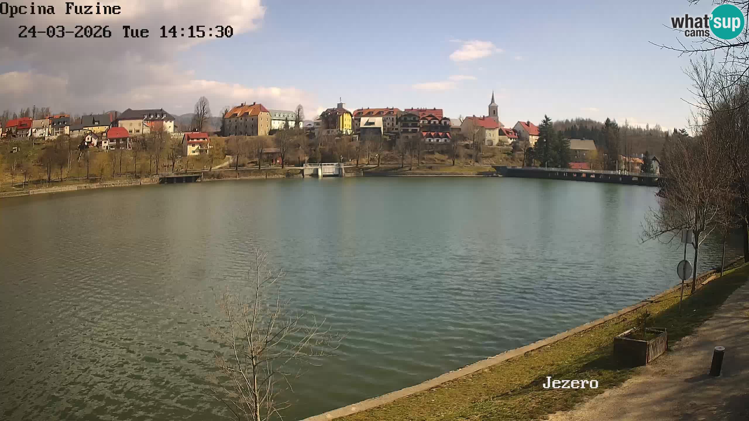 Bajersko Jezero web kamera Fužine