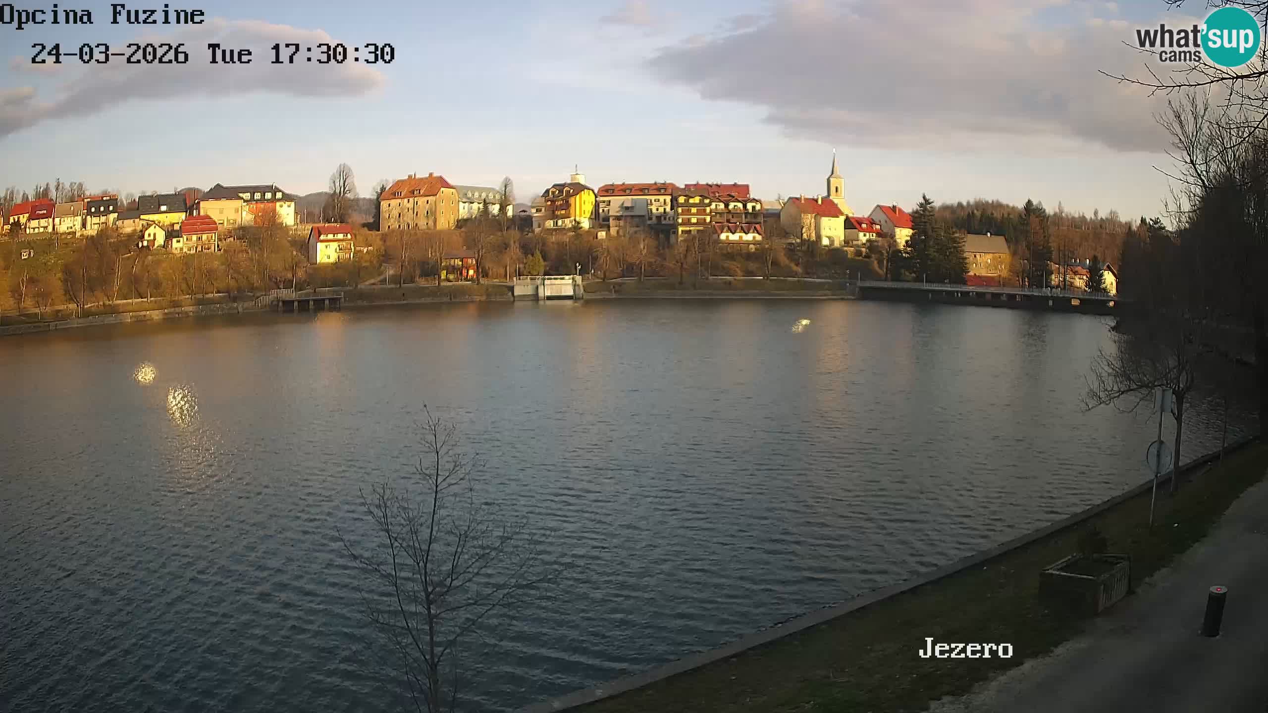 Kamera v živo Bajersko Jezero Fužine