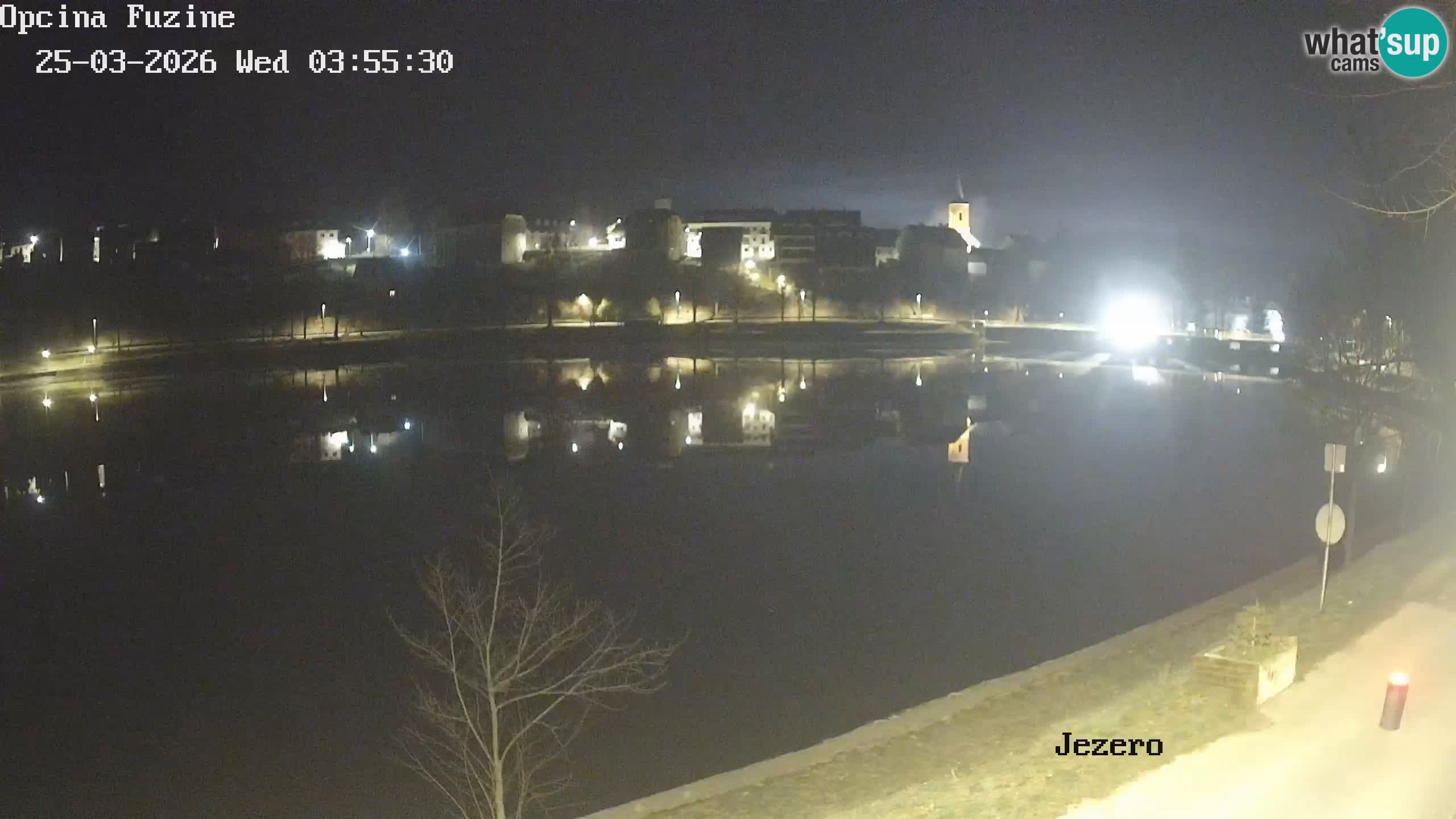 Bajersko Jezero web kamera Fužine