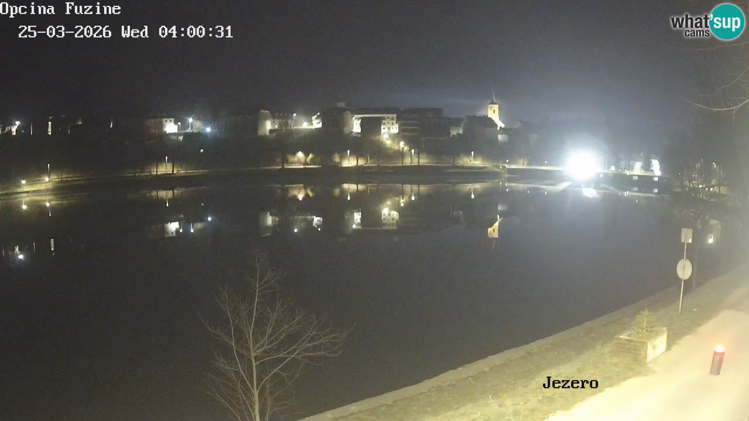 Bajersko Jezero web kamera Fužine