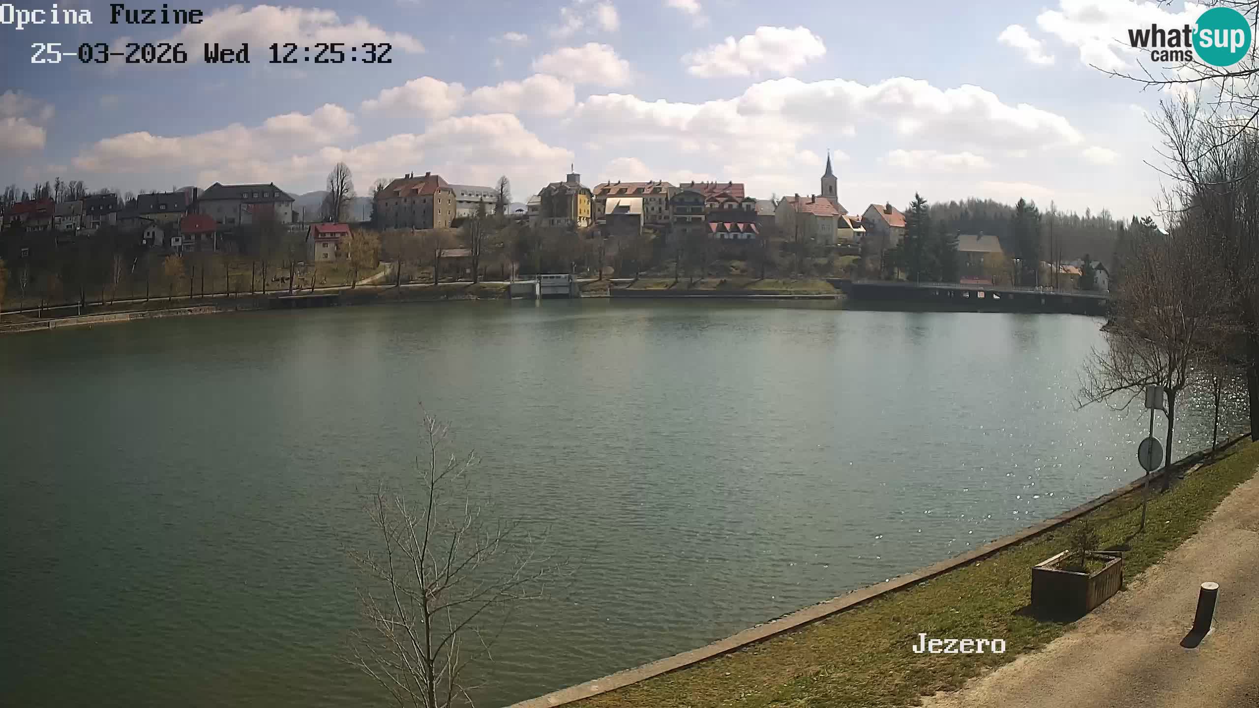 Bajersko Jezero web kamera Fužine