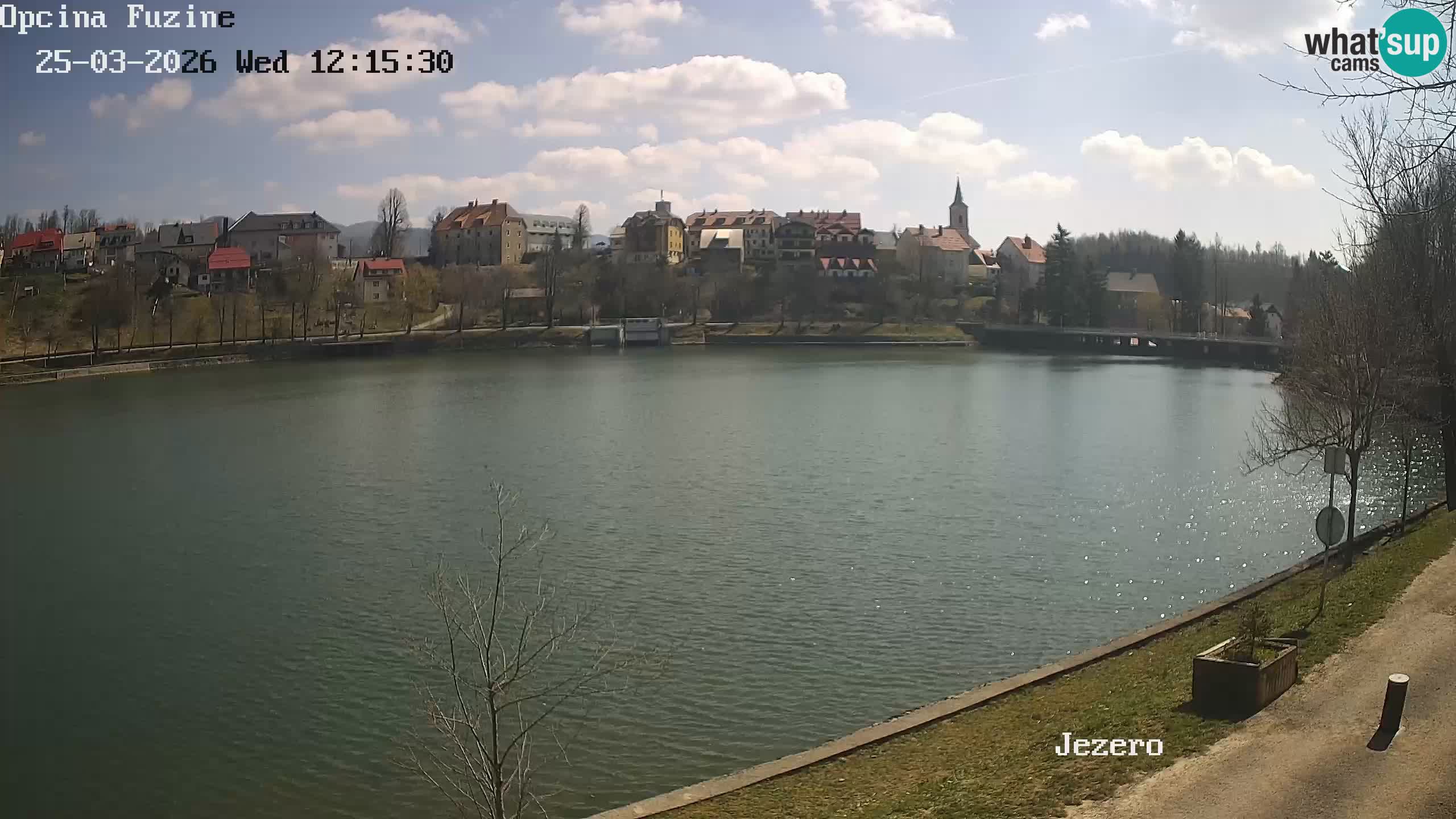 Bajersko Jezero web kamera Fužine