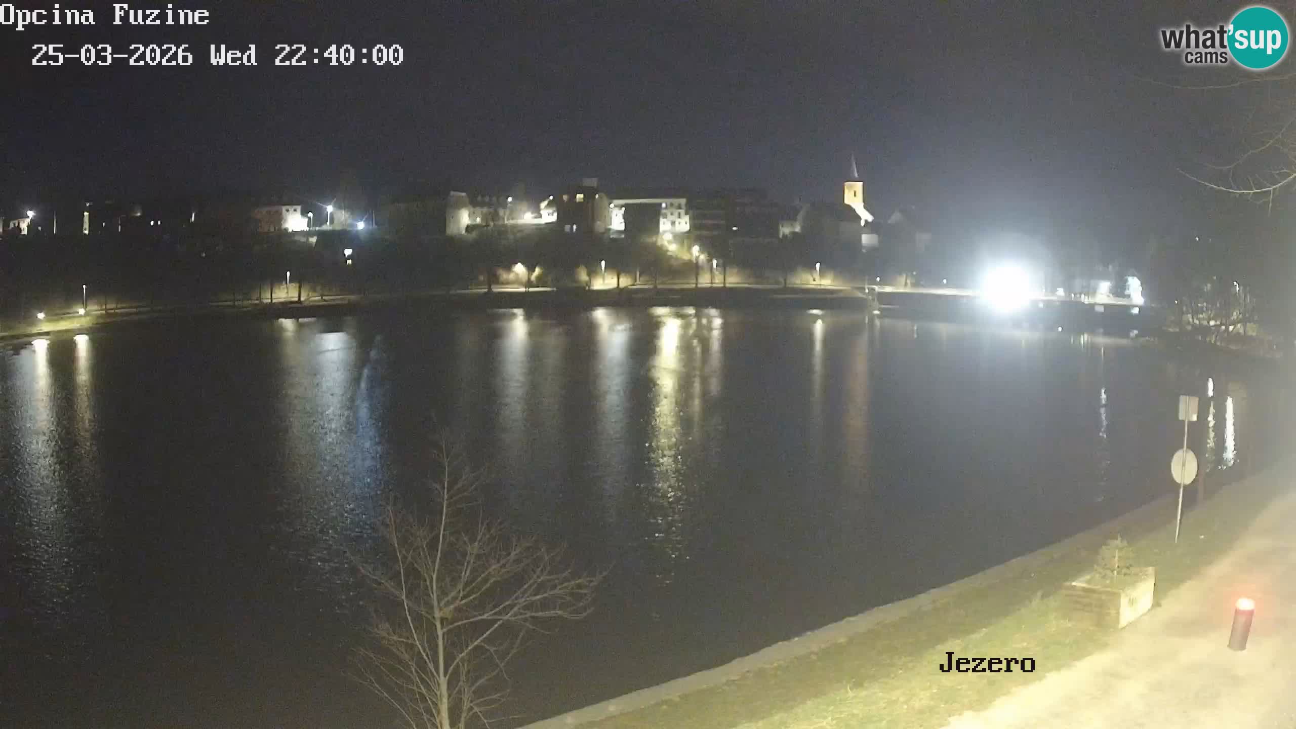 Bajersko Jezero web kamera Fužine