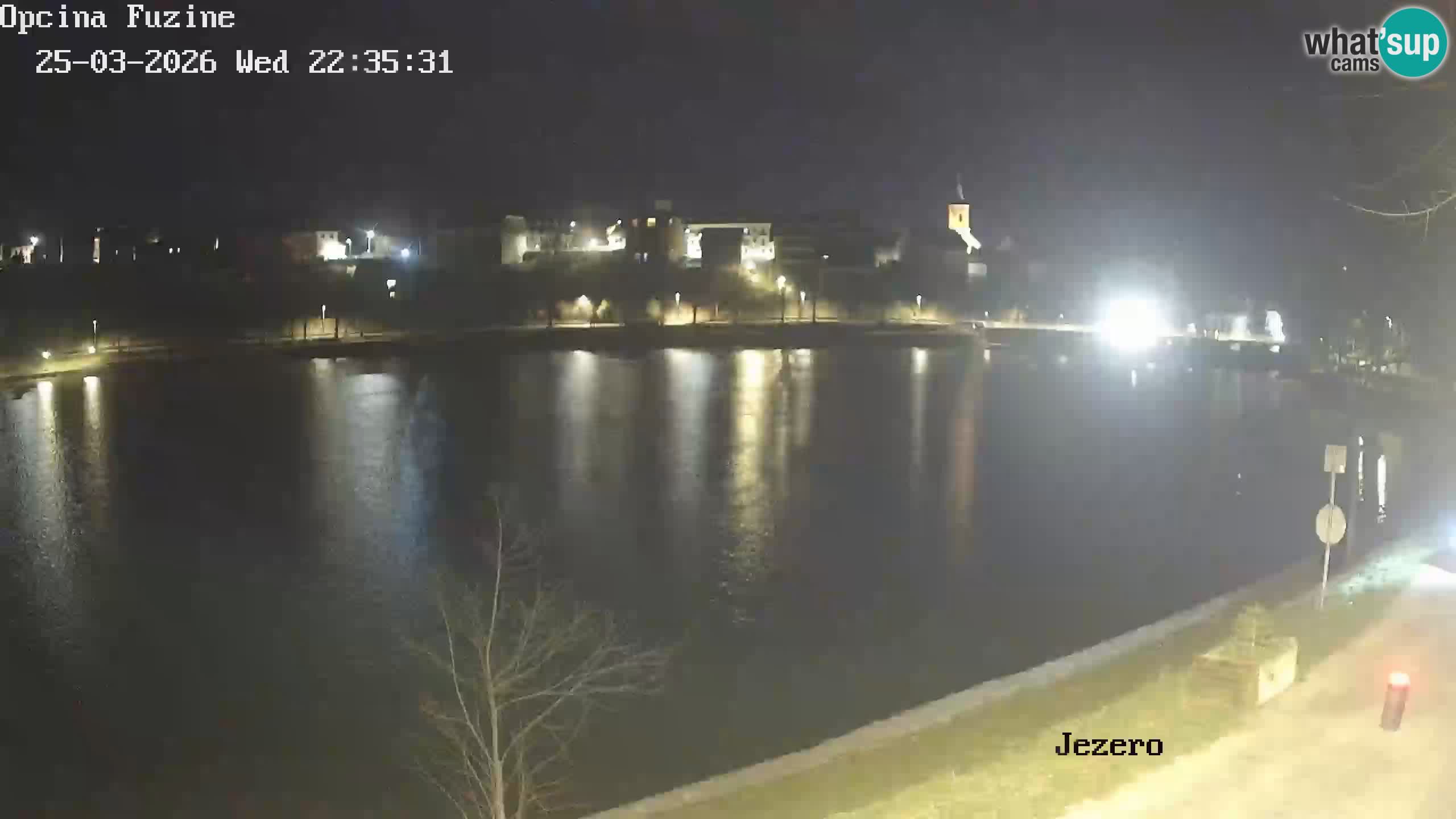 LIVE lago Bajer webcam Bajersko Jezero Fužine