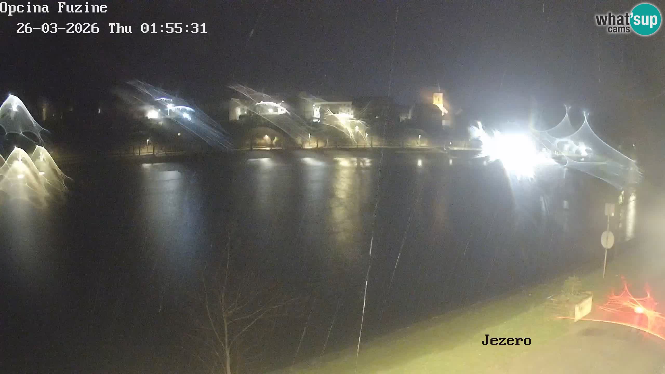 Bajersko Jezero web kamera Fužine