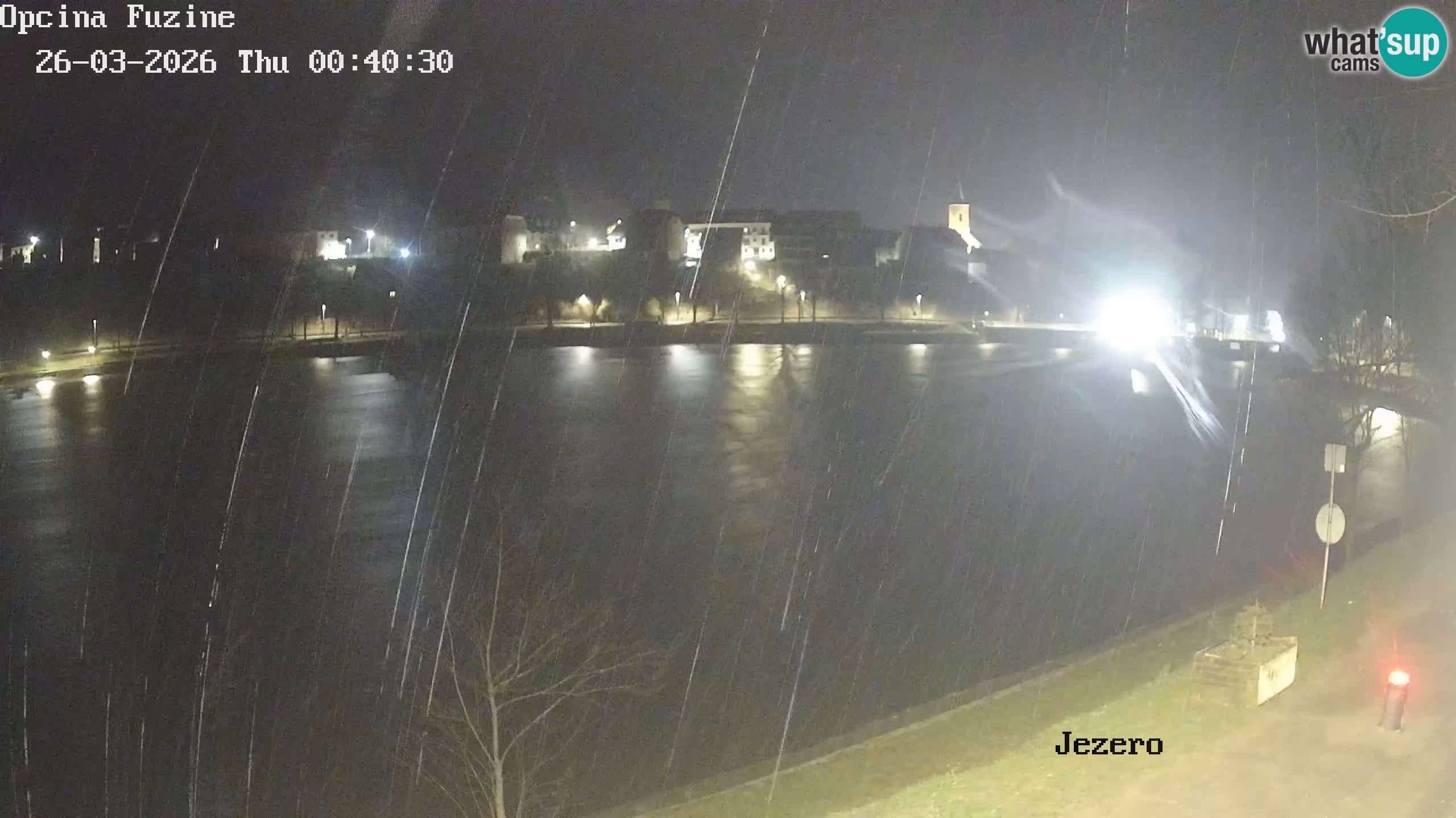 Bajersko Jezero web kamera Fužine