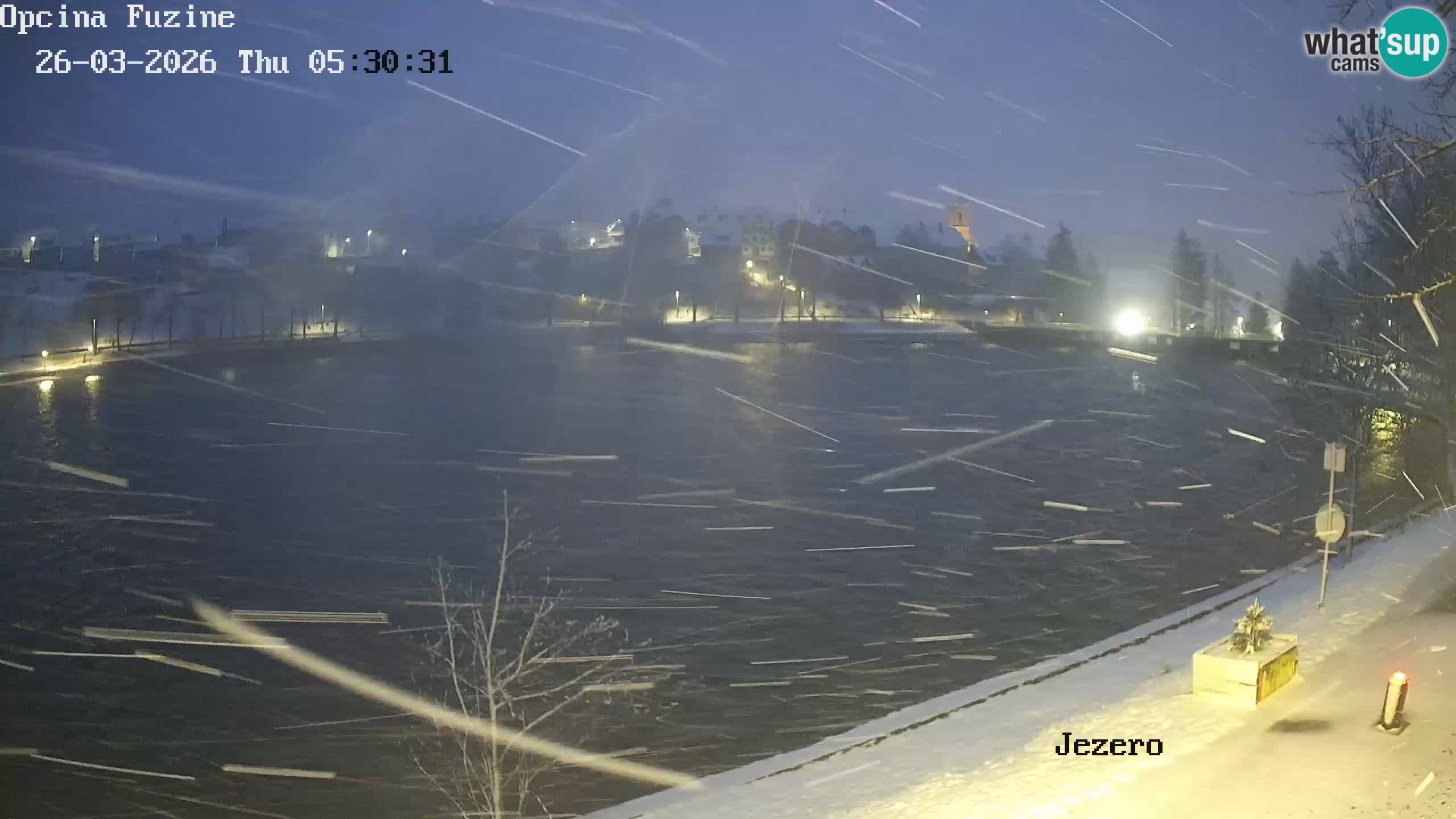 Bajersko Jezero web kamera Fužine