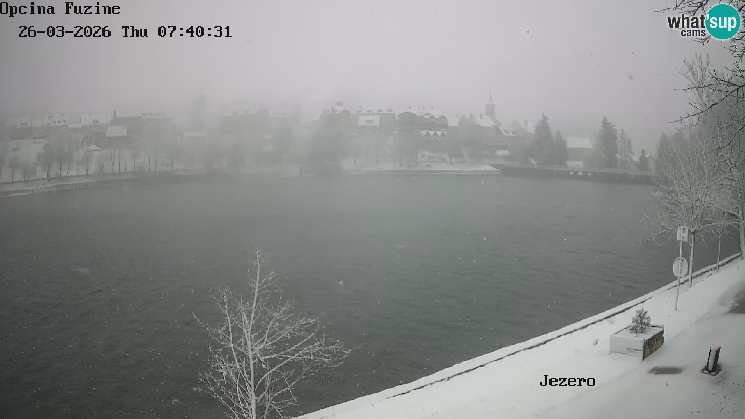 Bajersko Jezero camera en vivo lago Bajer Fužine