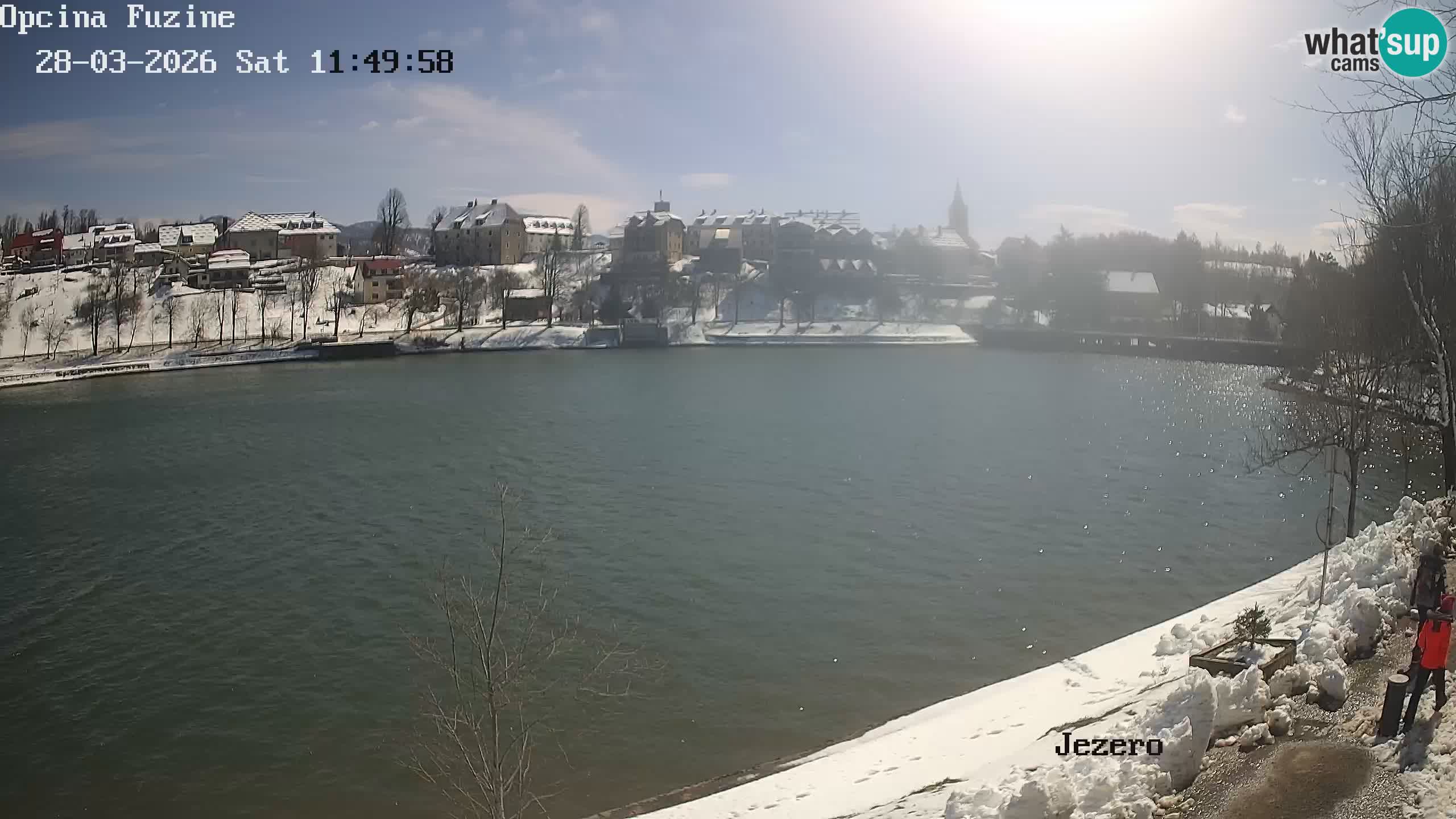 Bajersko Jezero web kamera Fužine