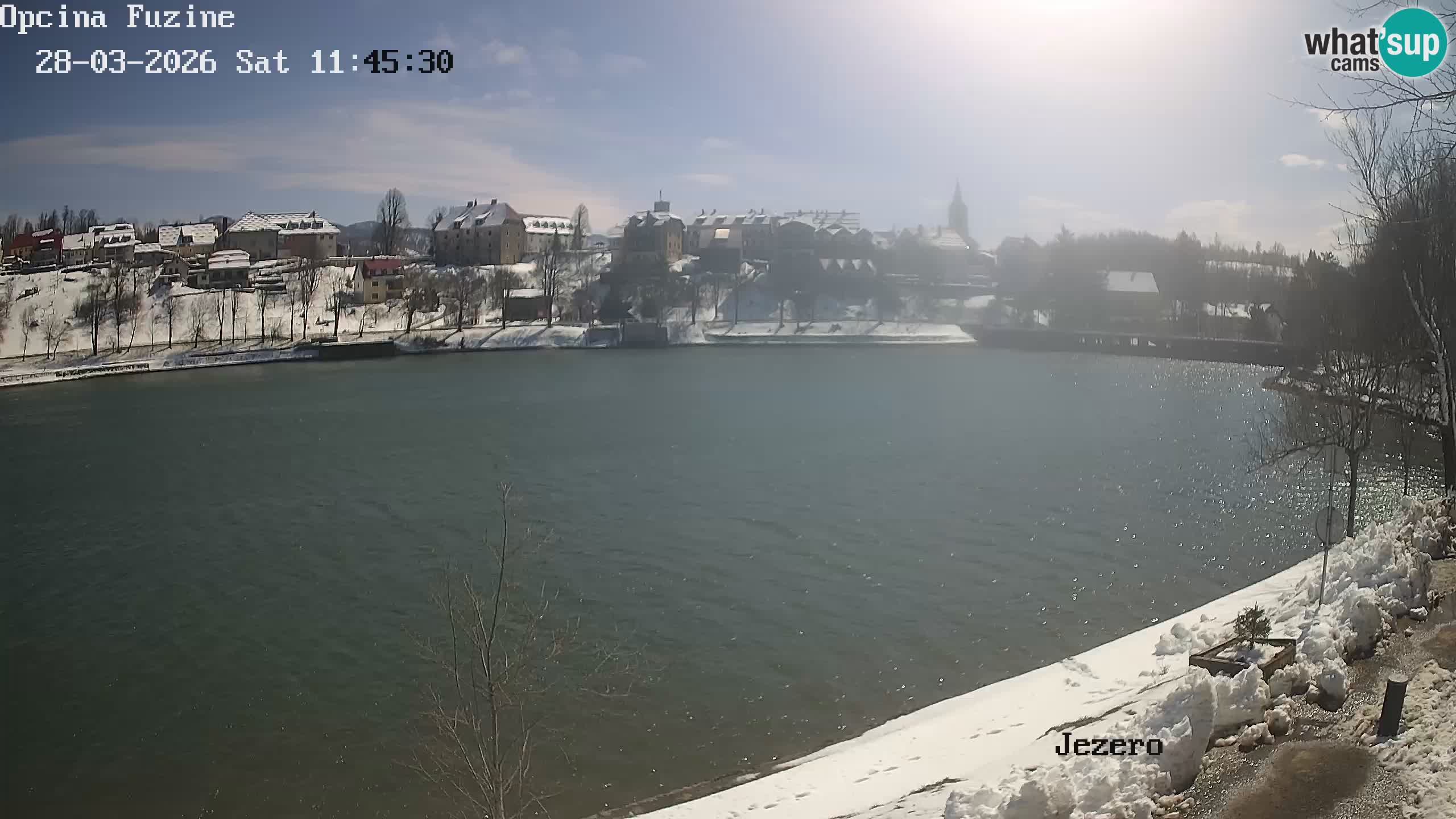 Kamera v živo Bajersko Jezero Fužine