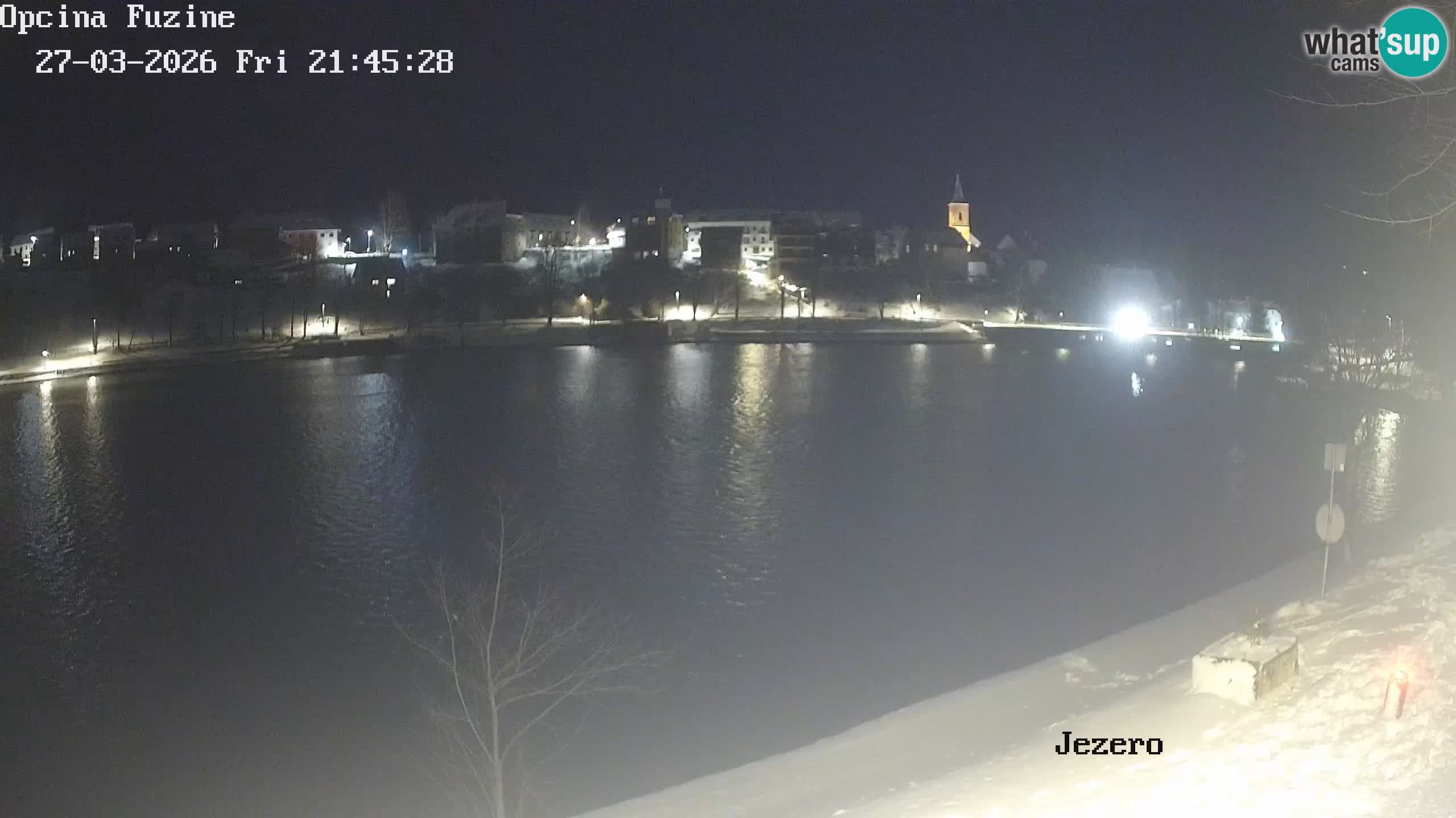 Bajersko Jezero web kamera Fužine