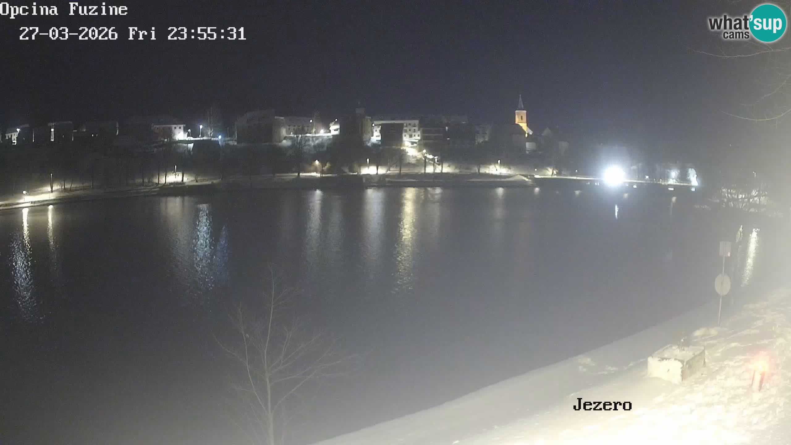 Bajersko Jezero web kamera Fužine